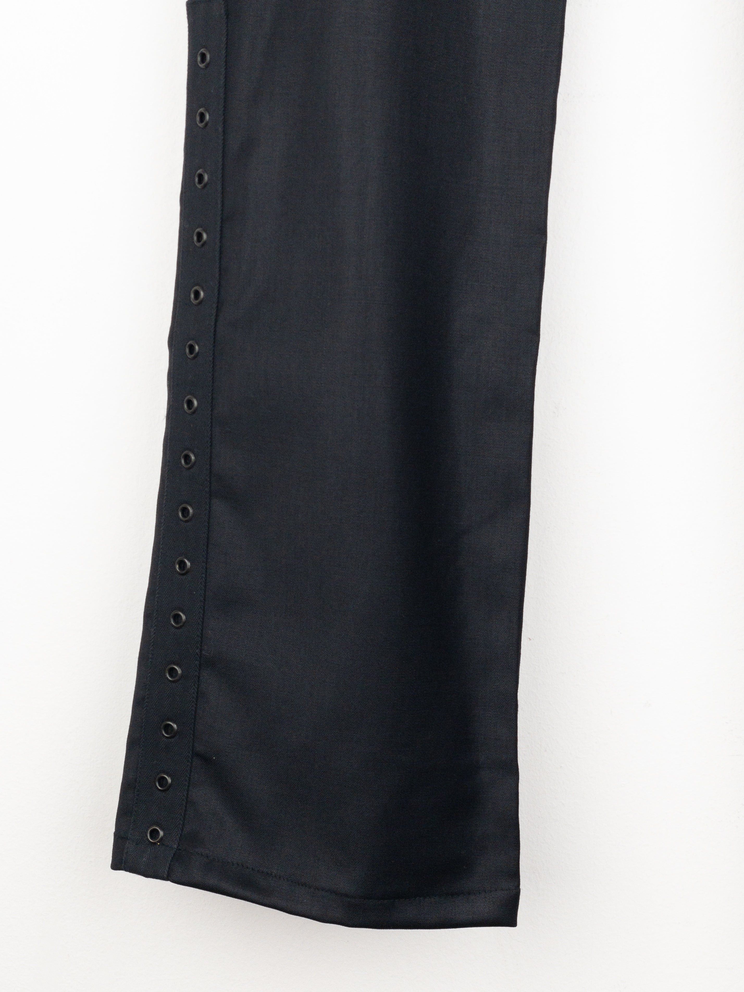 Dior by Galliano SS03 Coated Bootcut Bondage Biker Pants Size 27" / US 4 / IT 40 - 6 Thumbnail