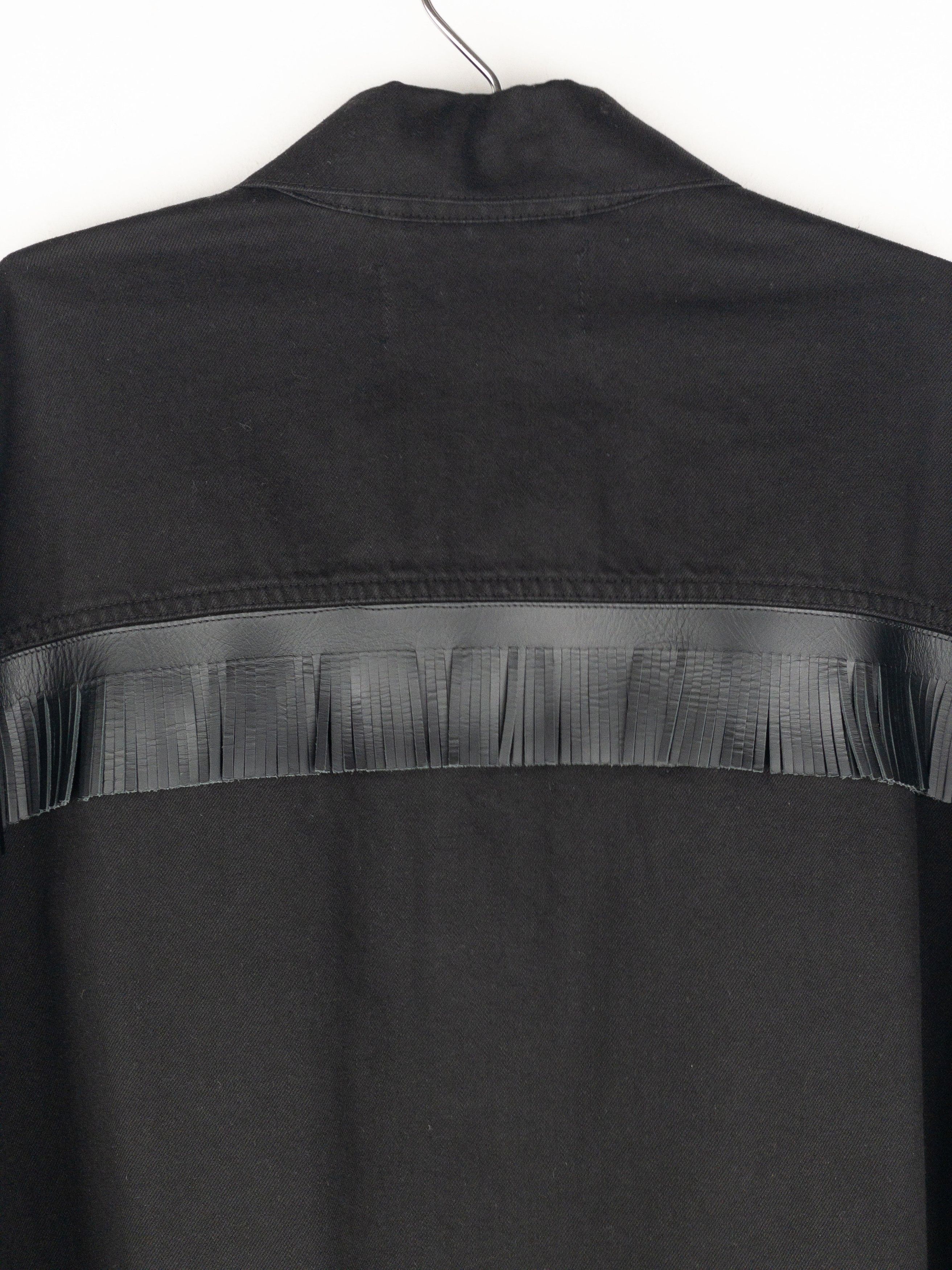 Raf Simons SS23 Big Fit Tassel Studded Denim Jacket Size US S / EU 44-46 / 1 - 6 Thumbnail