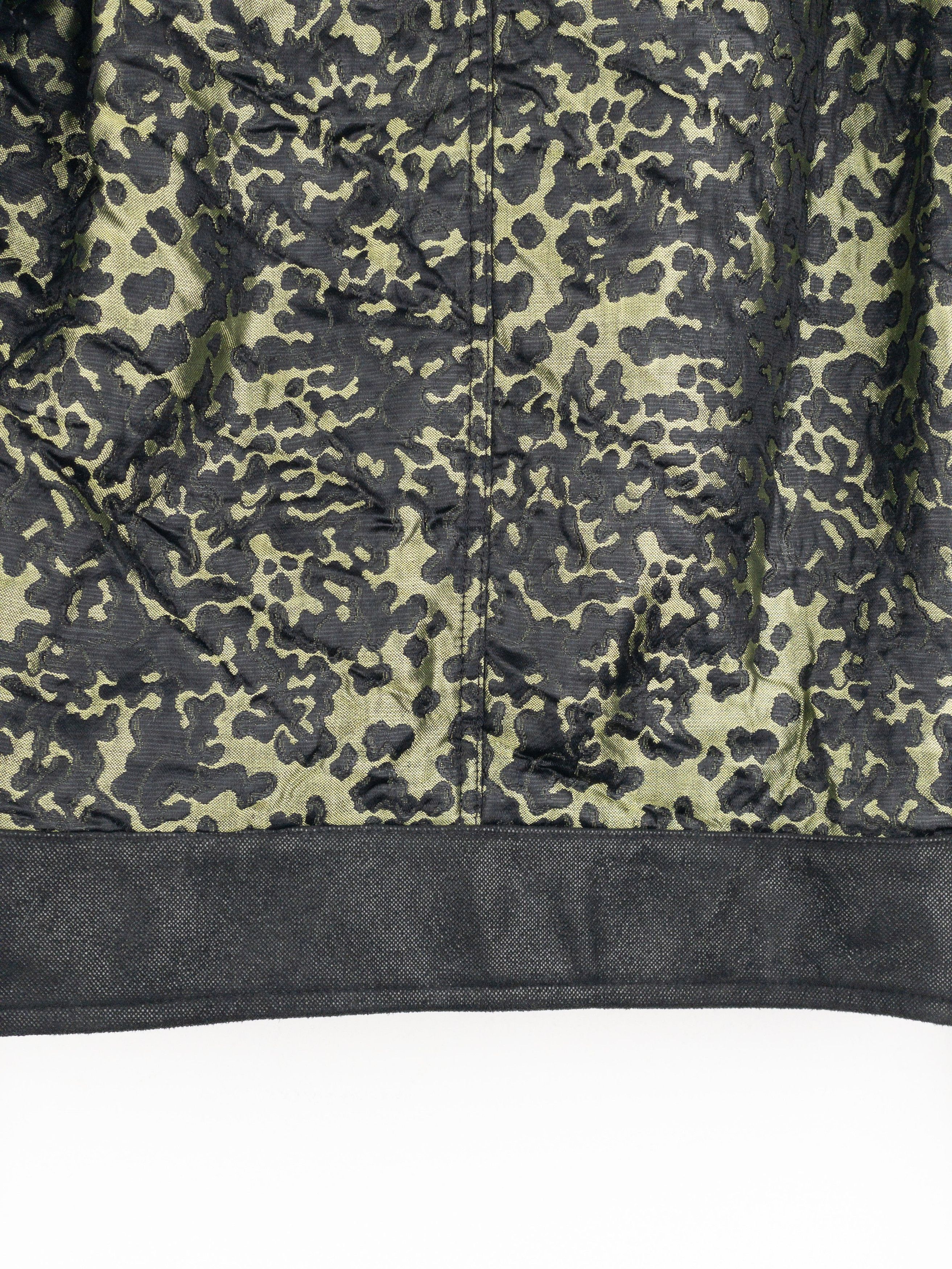 Chanel by Karl Lagerfeld 2000s Quilted Camouflage Bomber Jacket Size XS / US 0-2 / IT 36-38 - 8 Thumbnail