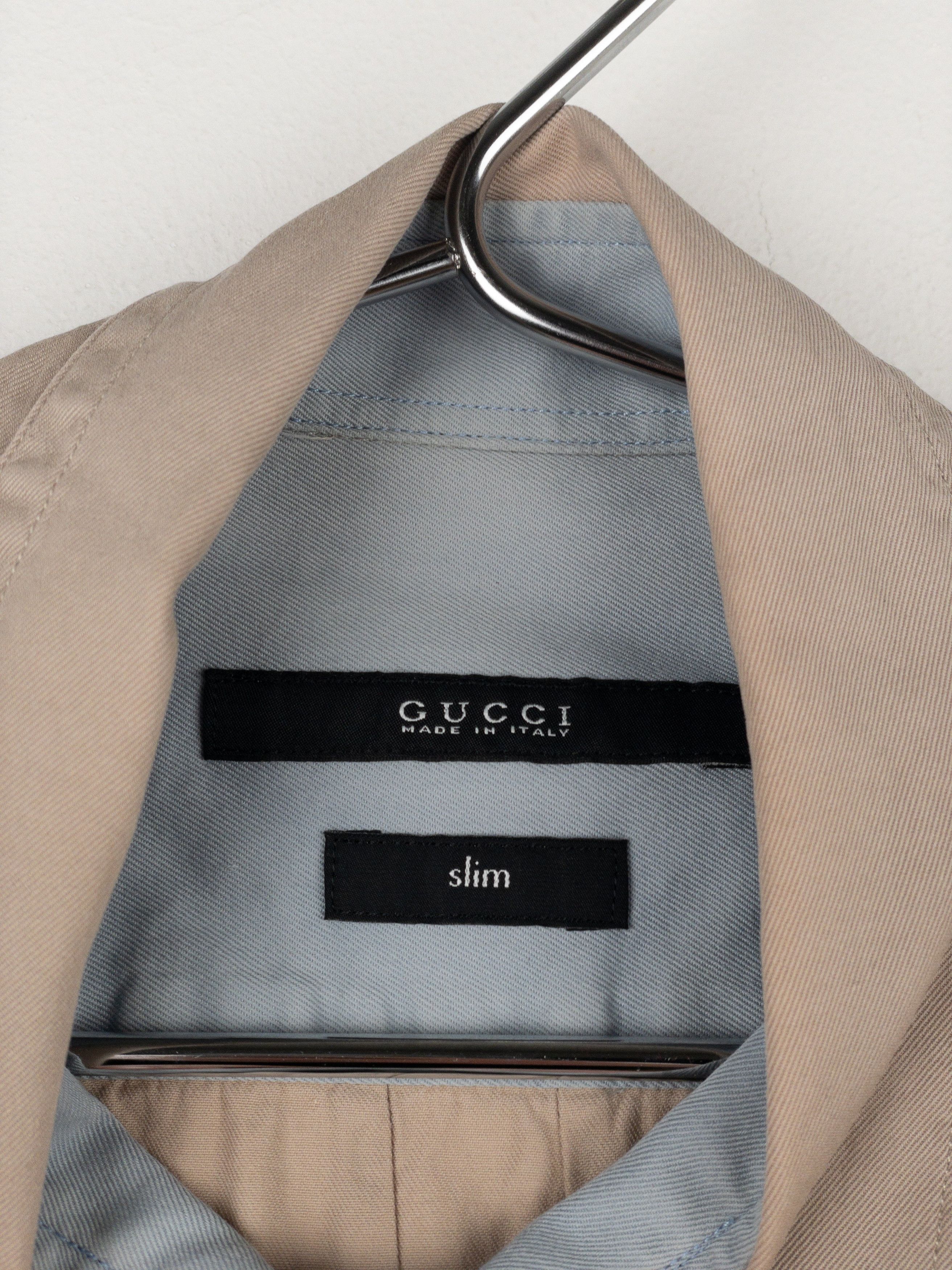 Gucci by Tom Ford 1990s Military Button-Up Shirt Size US XS / EU 42 / 0 - 11 Thumbnail