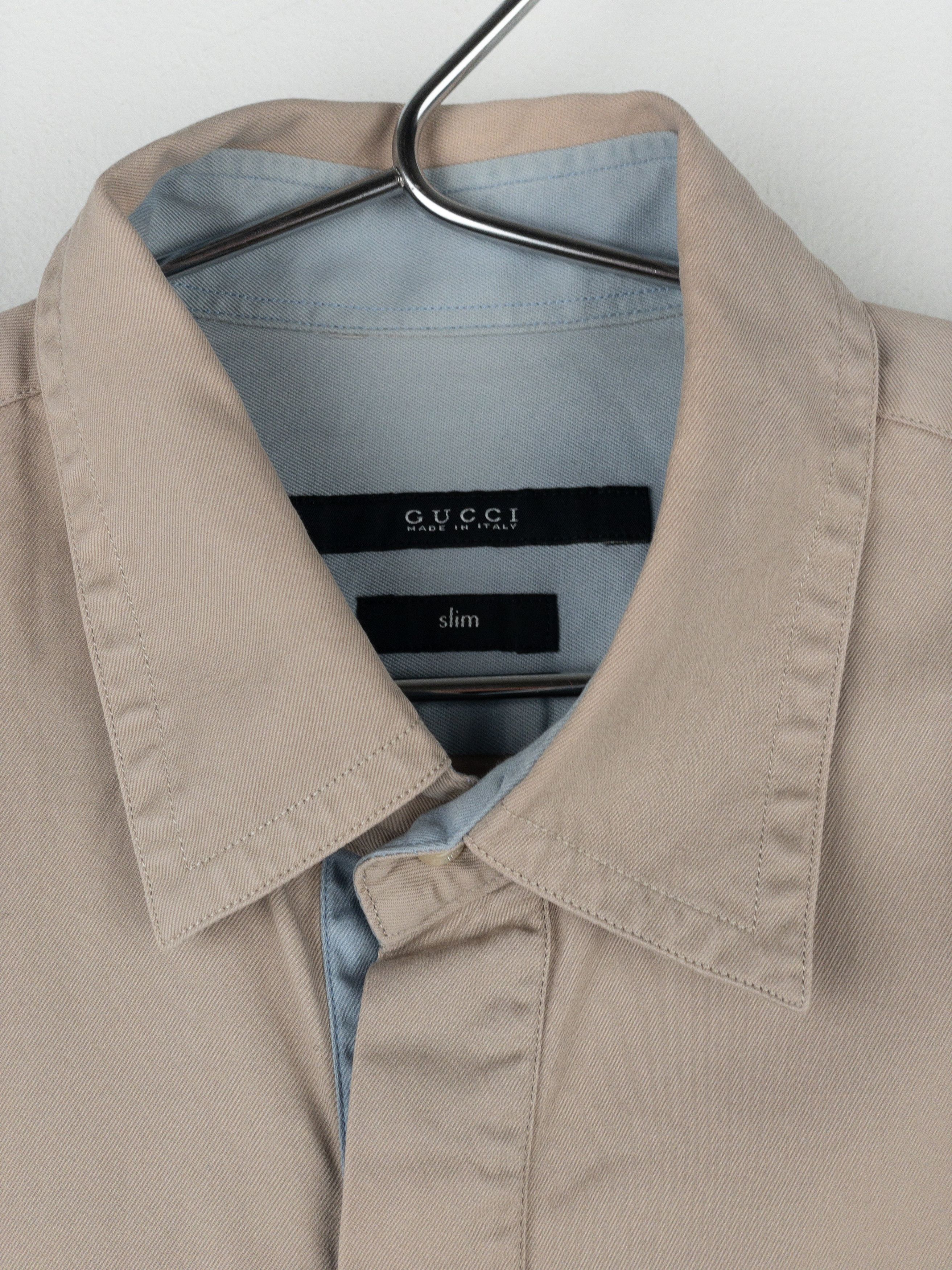 Gucci by Tom Ford 1990s Military Button-Up Shirt Size US XS / EU 42 / 0 - 6 Thumbnail