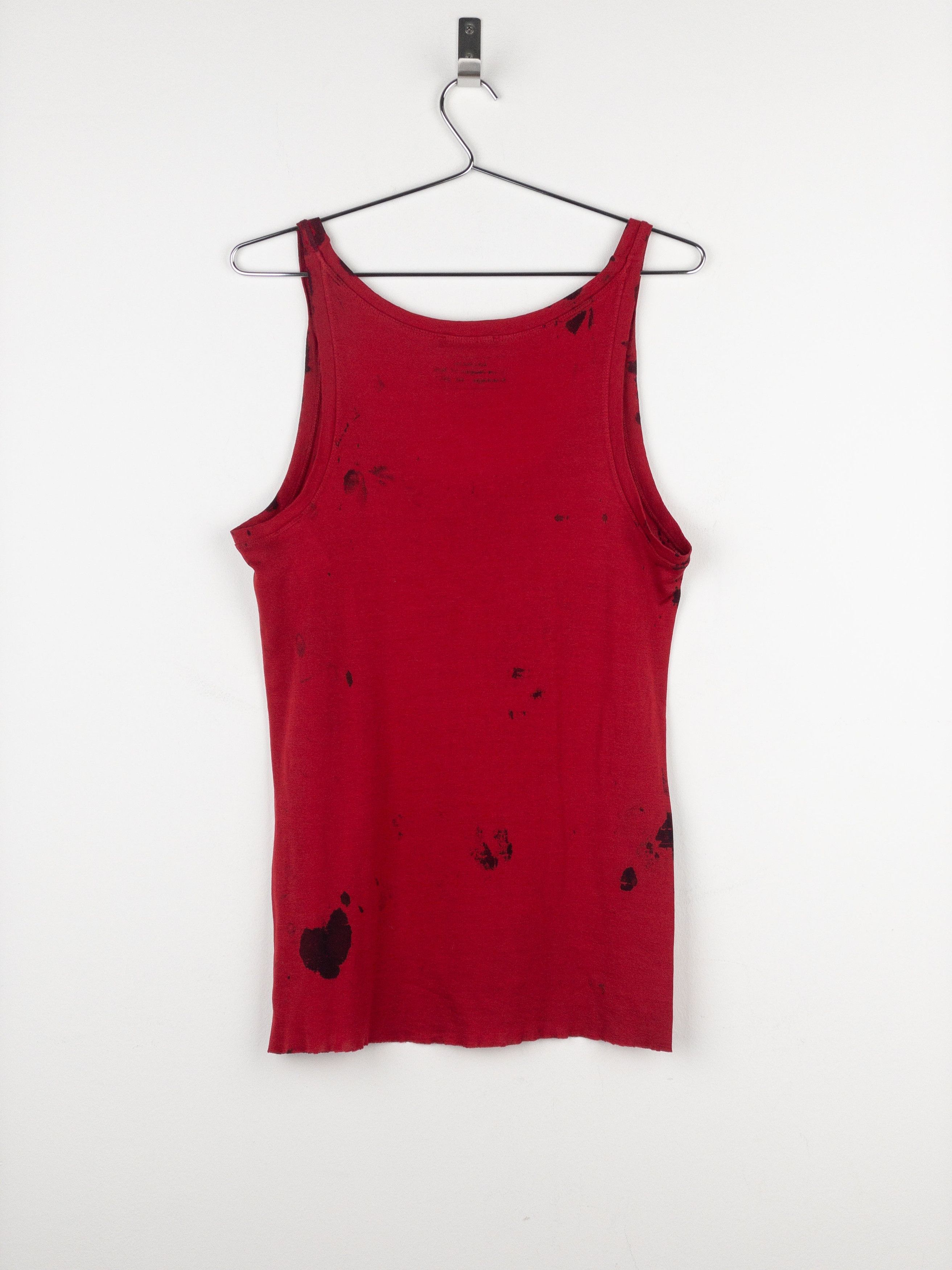 Balmain by Decarnin SS11 Bloodstain Punk Tank Top Size S / US 4 / IT 40 - 2 Thumbnail
