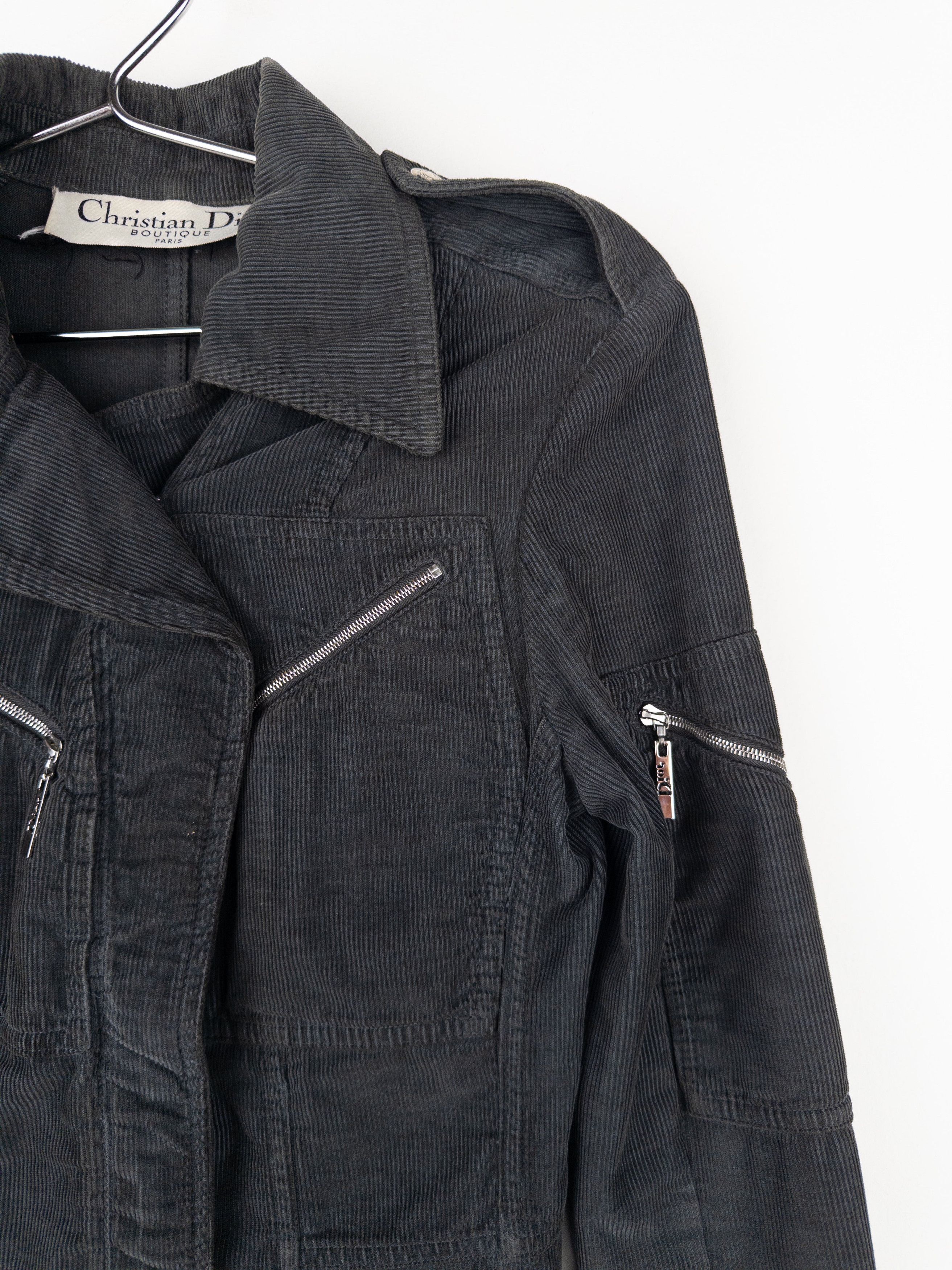 Dior by Galliano AW04 Hardcore Star Zipper M-65 Field Jacket Size XS / US 0-2 / IT 36-38 - 5 Thumbnail