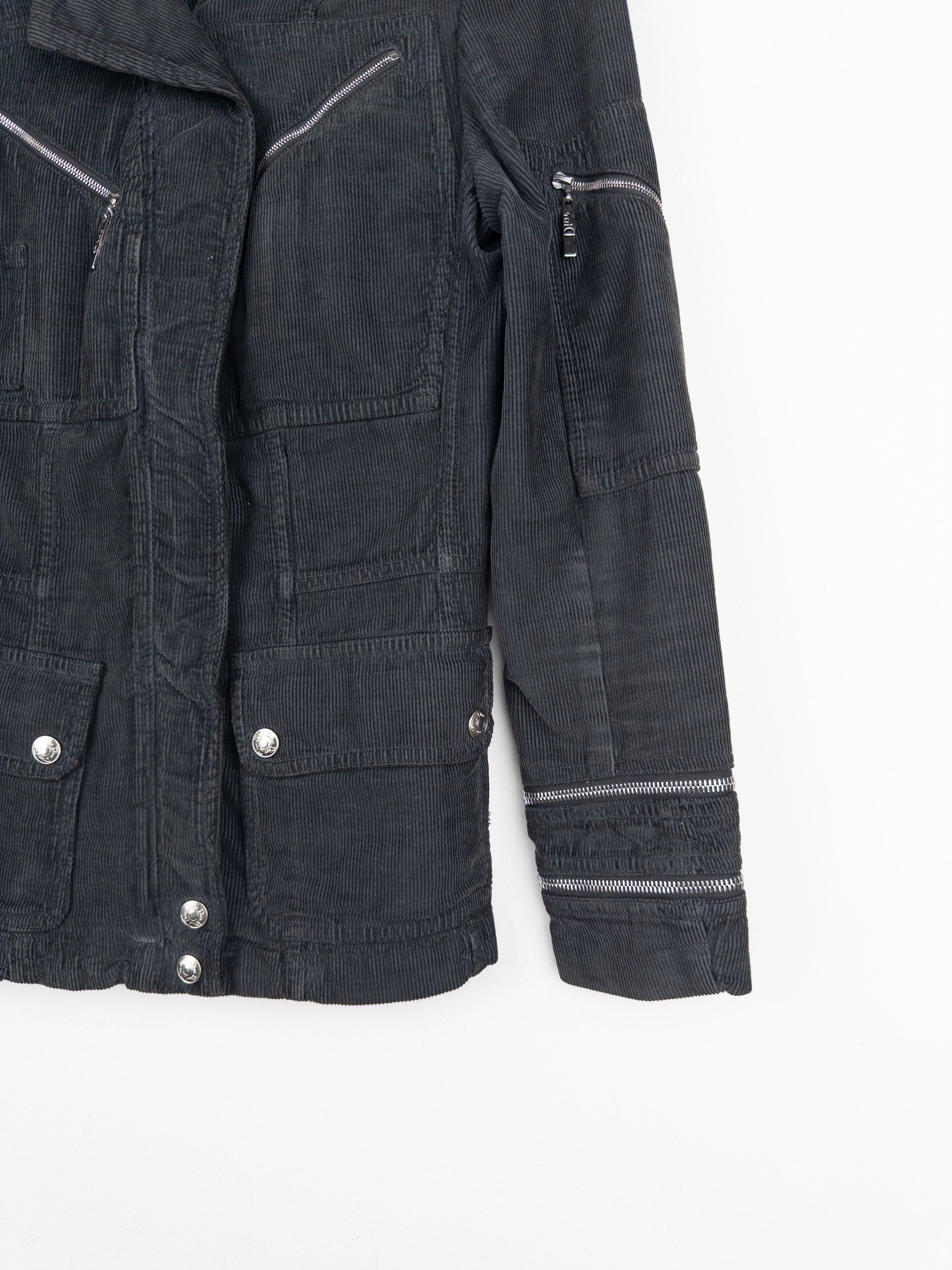 Dior by Galliano AW04 Hardcore Star Zipper M-65 Field Jacket Size XS / US 0-2 / IT 36-38 - 6 Thumbnail