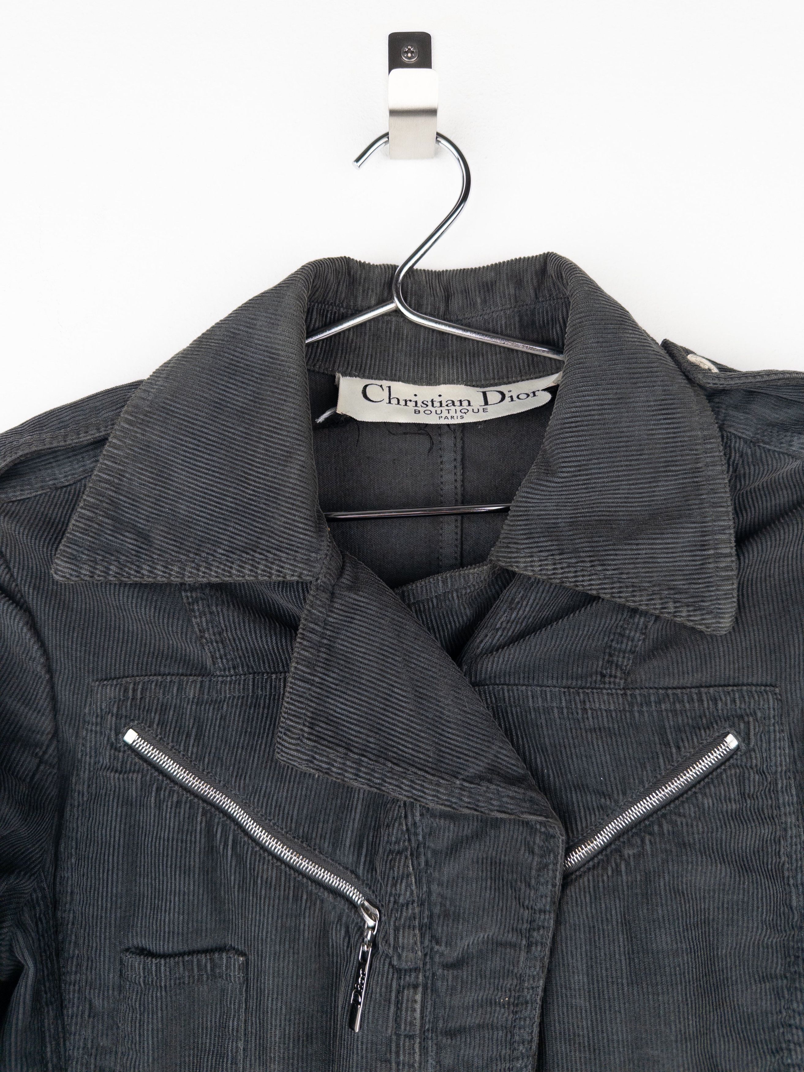 Dior by Galliano AW04 Hardcore Star Zipper M-65 Field Jacket Size XS / US 0-2 / IT 36-38 - 3 Thumbnail