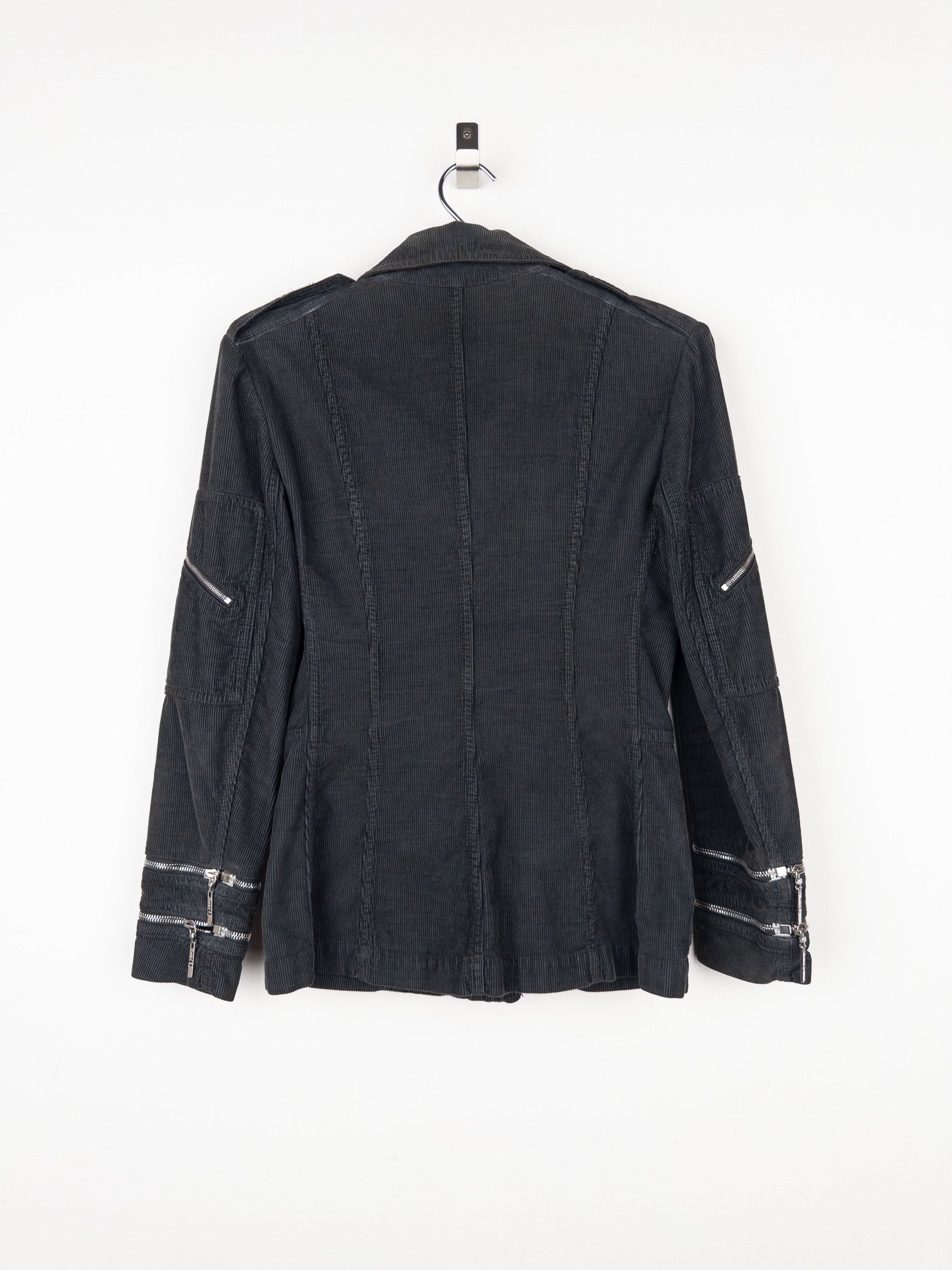 Dior by Galliano AW04 Hardcore Star Zipper M-65 Field Jacket Size XS / US 0-2 / IT 36-38 - 2 Thumbnail