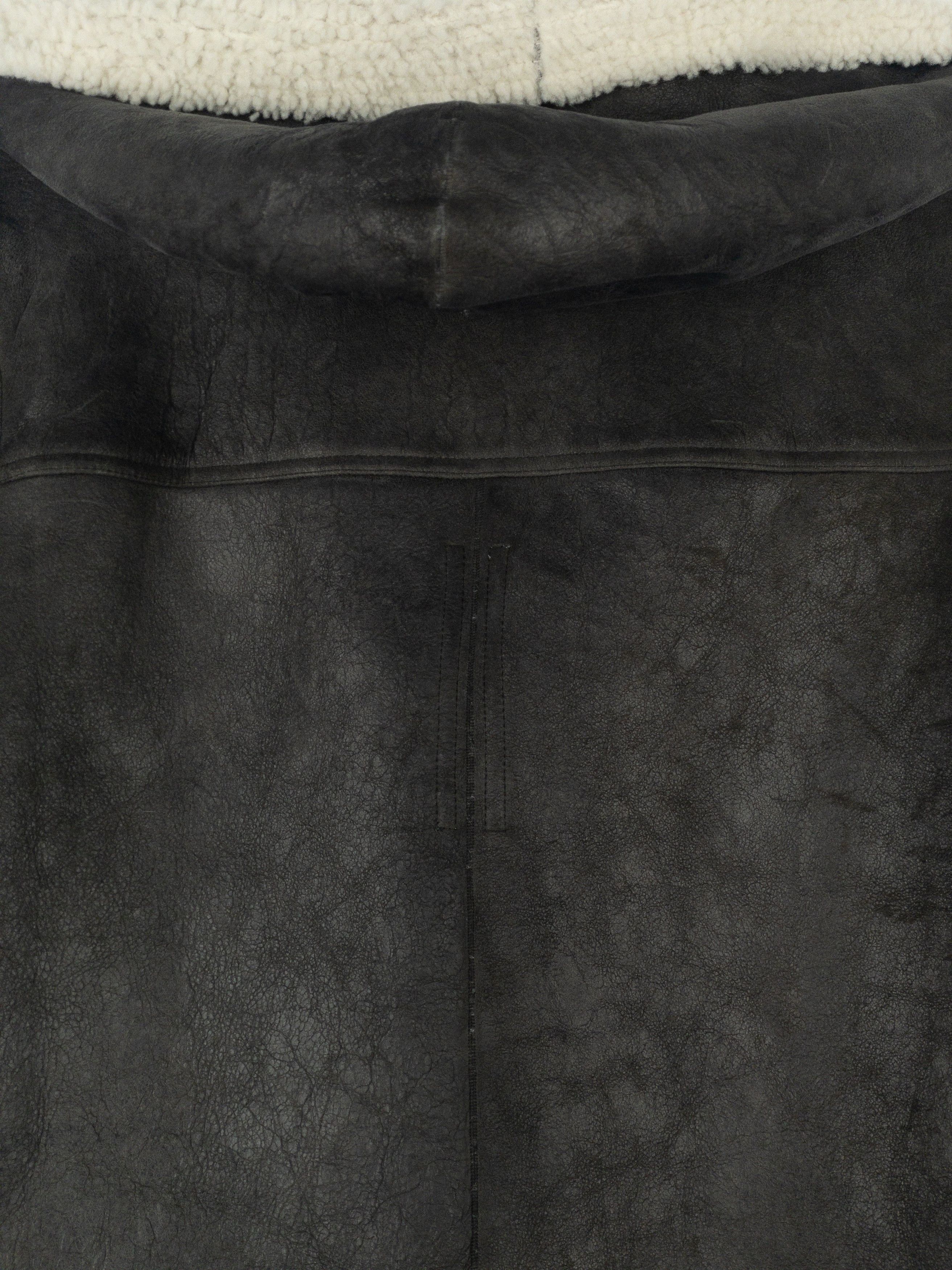 Rick Owens AW17 Leather Shearling Duffle Coat Size US XS / EU 42 / 0 - 16 Thumbnail