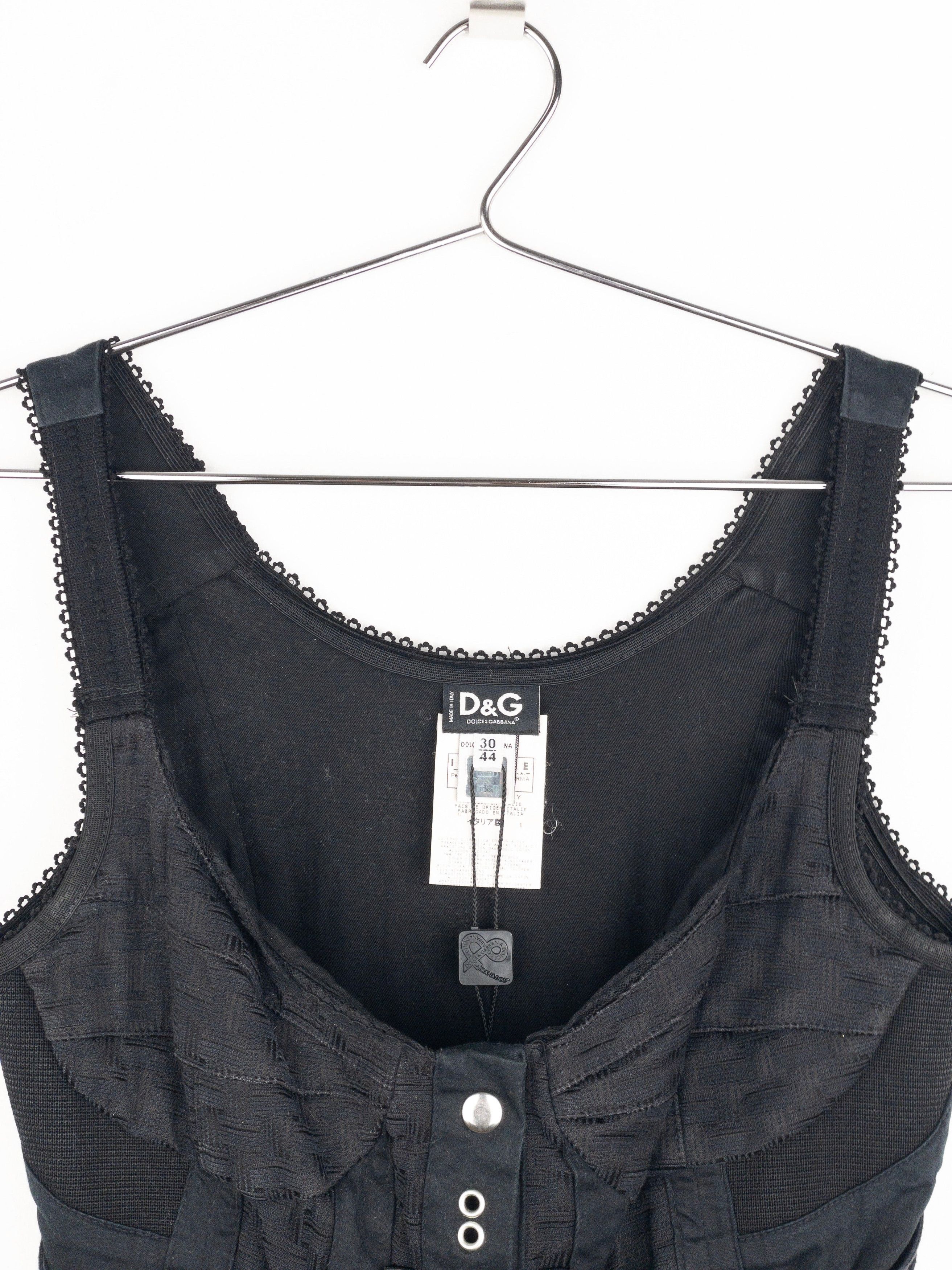 Dolce & Gabbana SS03 Bondage Corset Bustier Size XXS / US 00 / IT 34 - 3 Thumbnail
