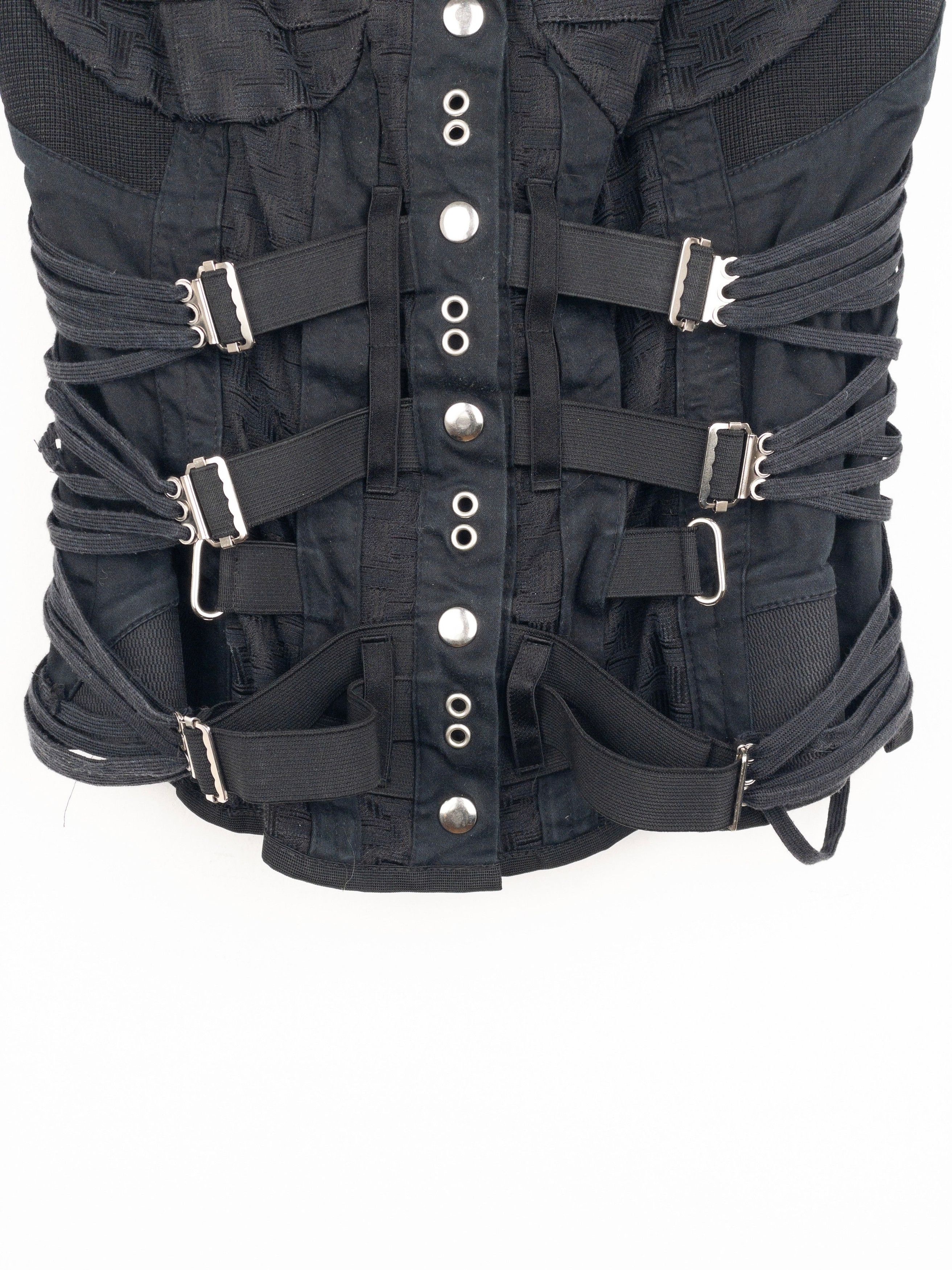 Dolce & Gabbana SS03 Bondage Corset Bustier Size XXS / US 00 / IT 34 - 4 Thumbnail