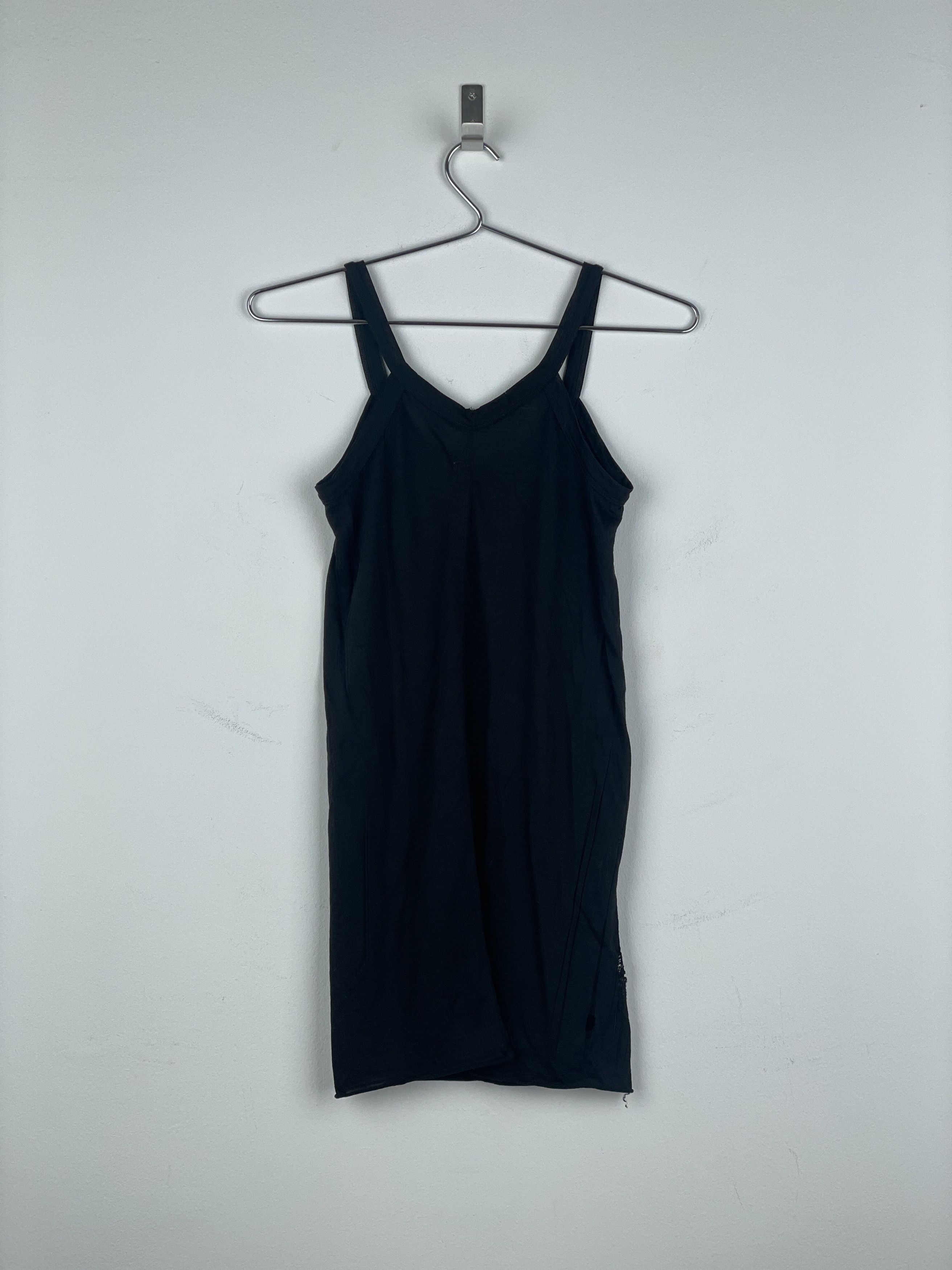 Rick Owens Lilies SS07 'Wishbone' Distressed Scoop-Neck Minidress Size S / US 4 / IT 40 - 2 Thumbnail