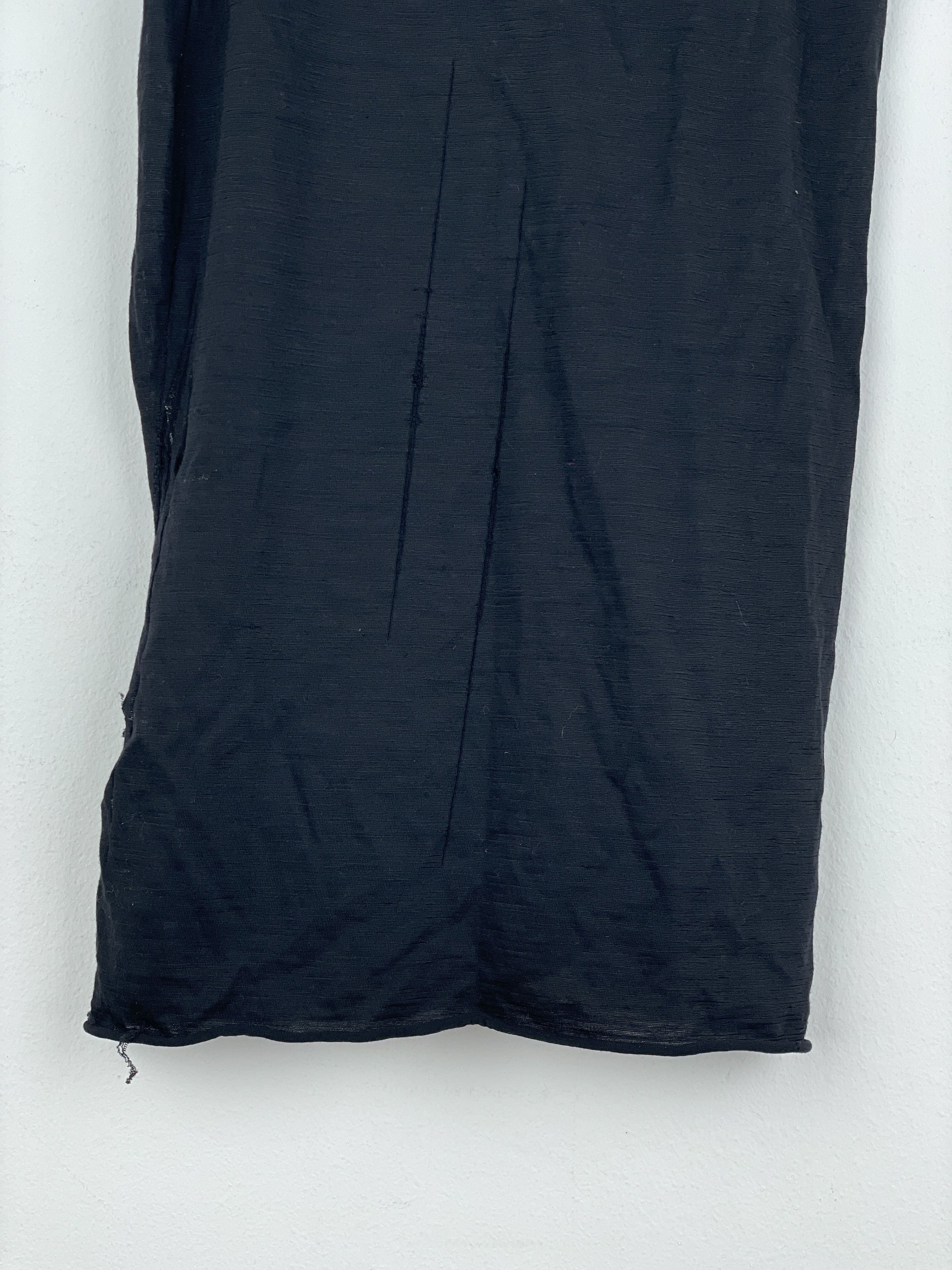 Rick Owens Lilies SS07 'Wishbone' Distressed Scoop-Neck Minidress Size S / US 4 / IT 40 - 7 Thumbnail