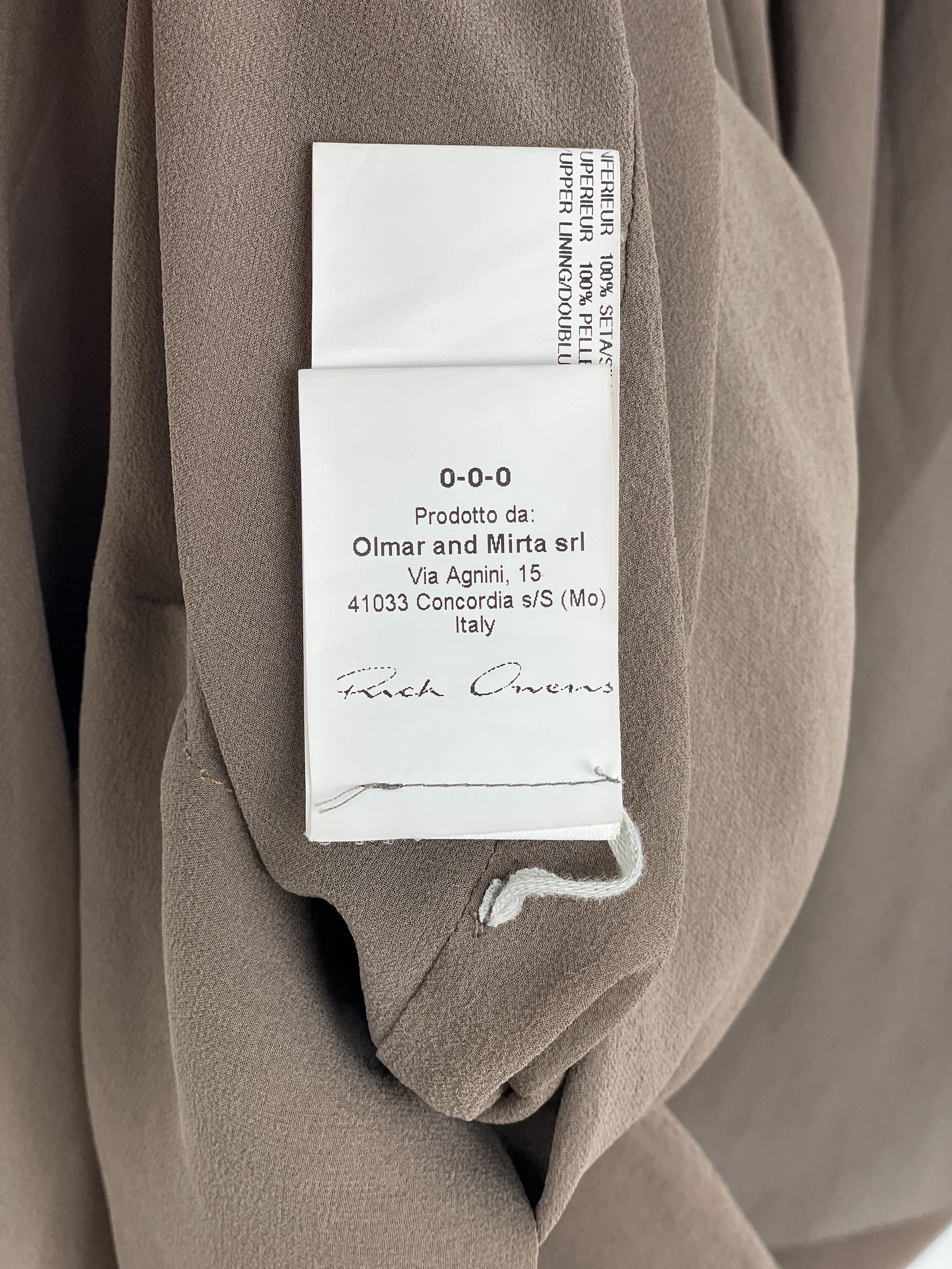 Rick Owens AW13 'Plinth' Hybrid Leather Dress Size M / US 6-8 / IT 42-44 - 14 Thumbnail