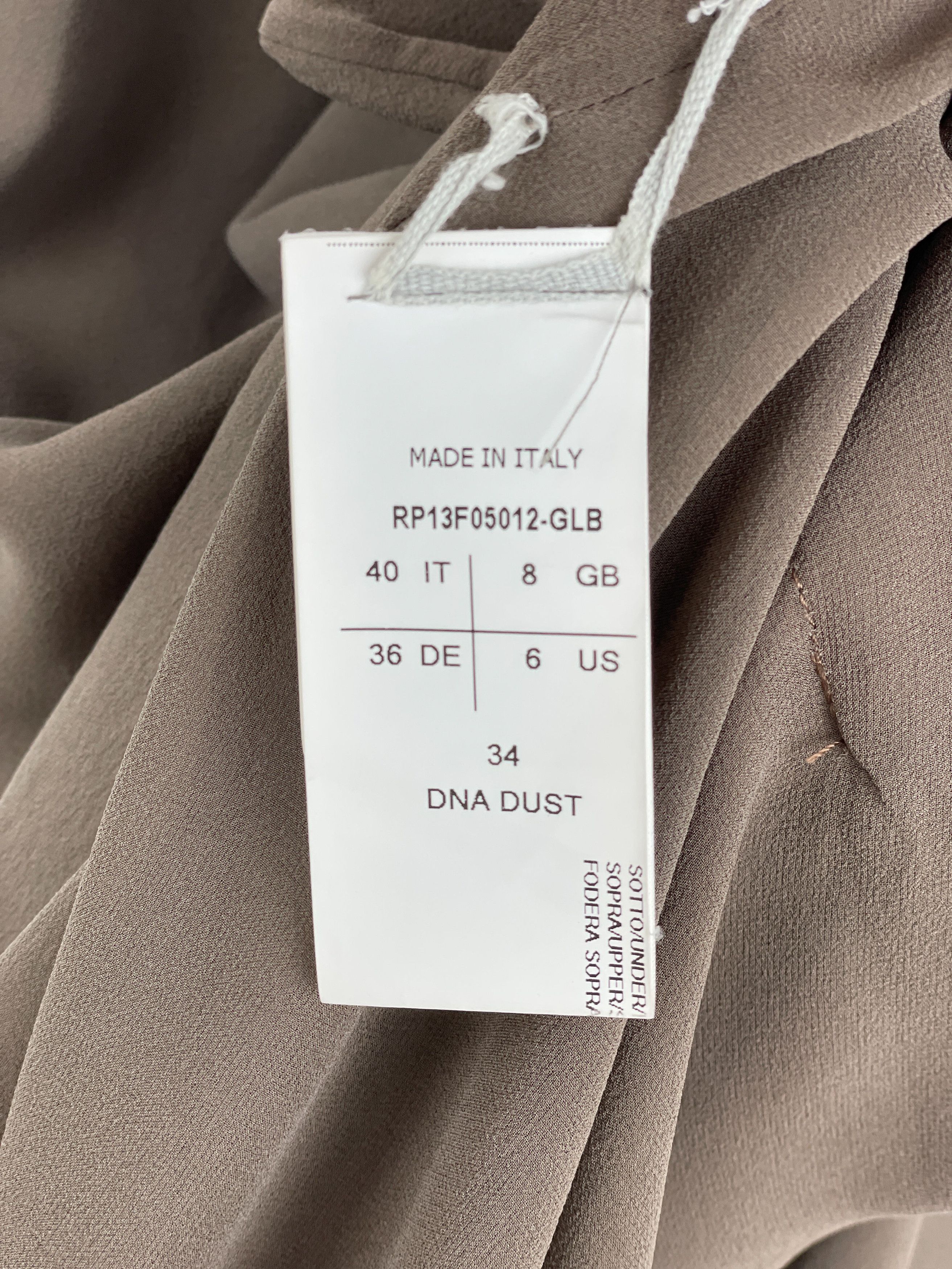 Rick Owens AW13 'Plinth' Hybrid Leather Dress Size M / US 6-8 / IT 42-44 - 13 Thumbnail
