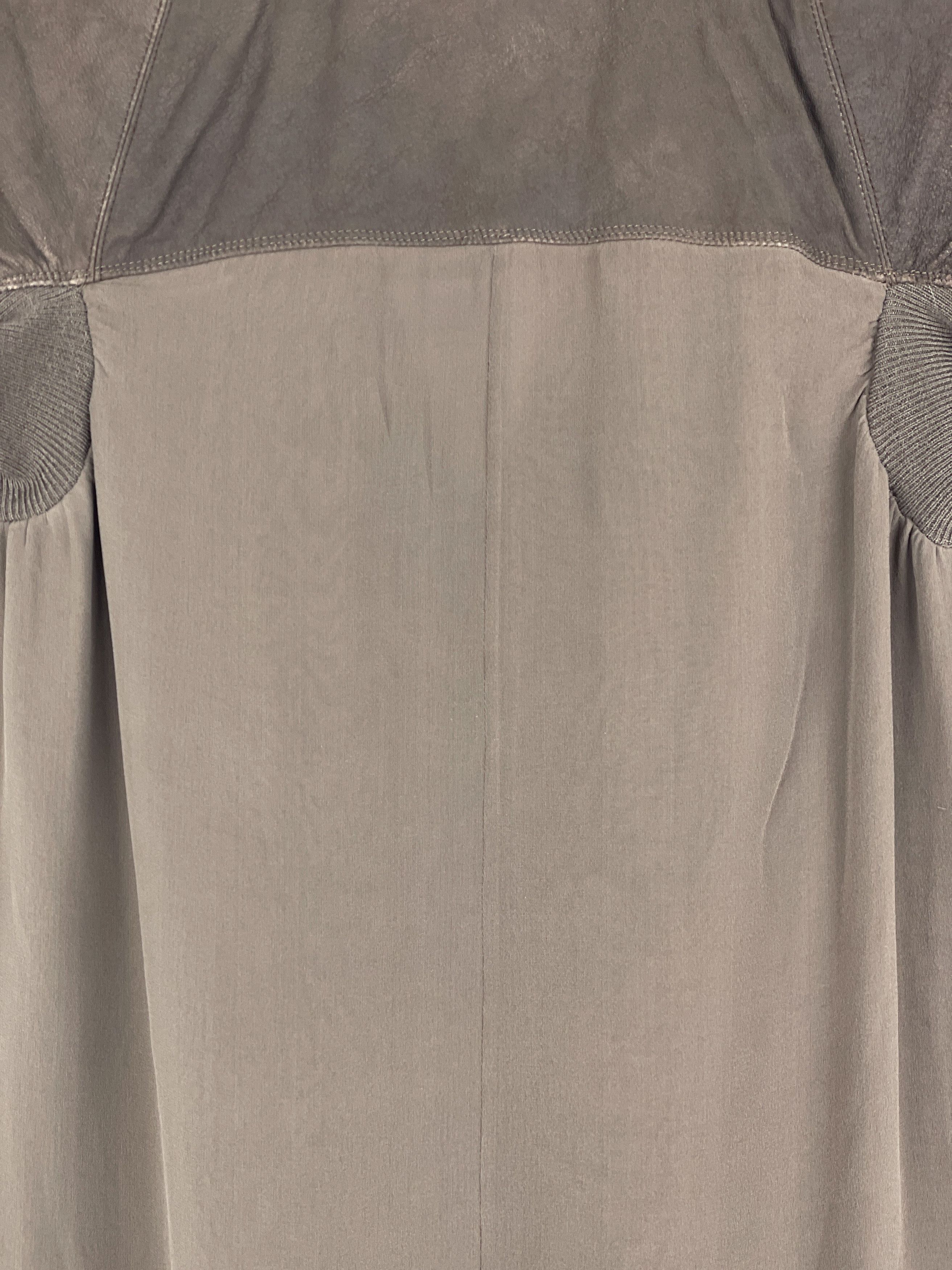 Rick Owens AW13 'Plinth' Hybrid Leather Dress Size M / US 6-8 / IT 42-44 - 11 Thumbnail