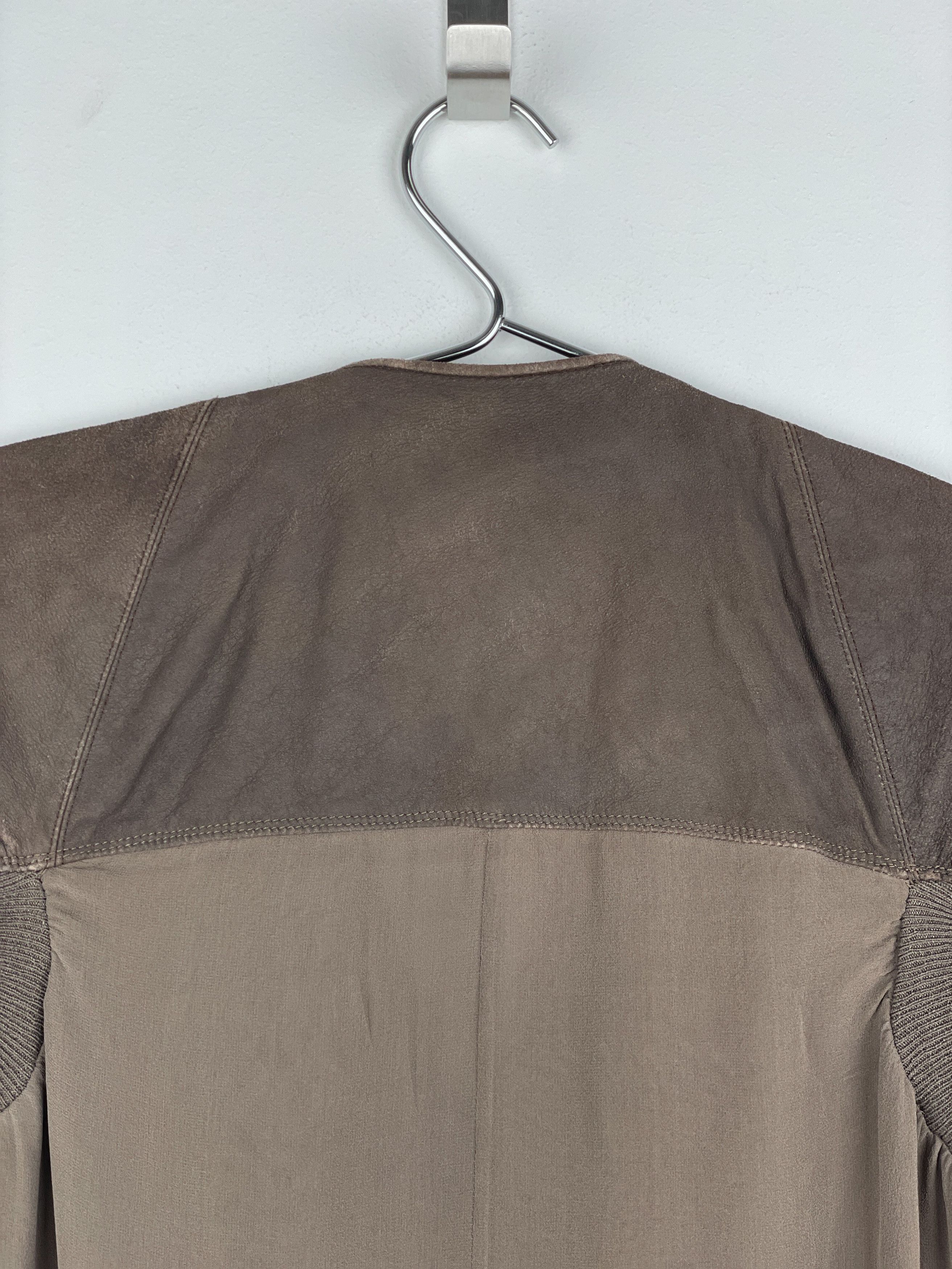 Rick Owens AW13 'Plinth' Hybrid Leather Dress Size M / US 6-8 / IT 42-44 - 8 Thumbnail