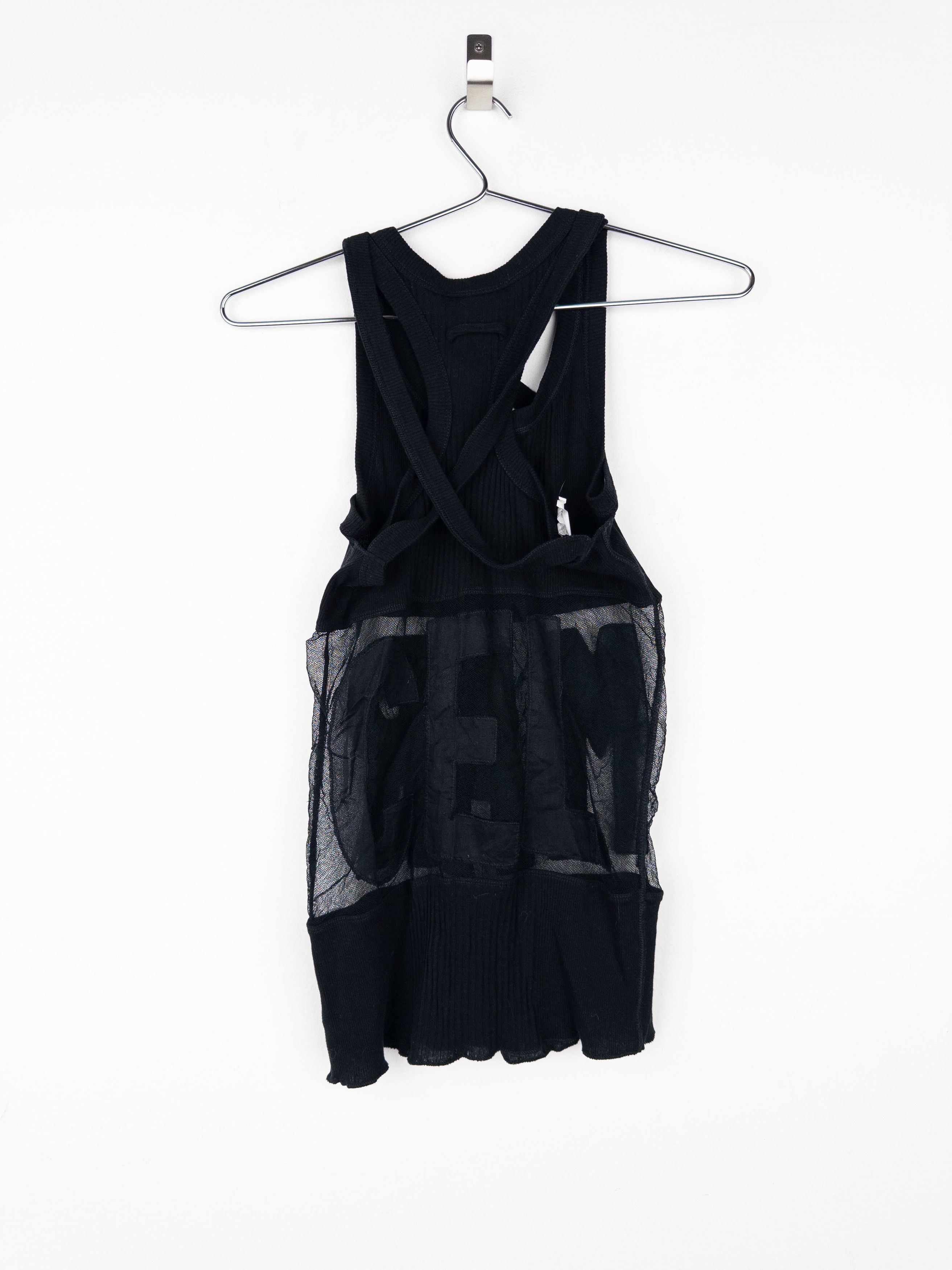 Jean Paul Gaultier 1990s Transparent ‘Marcel’ Bondage Tank Top Size M / US 6-8 / IT 42-44 - 2 Thumbnail
