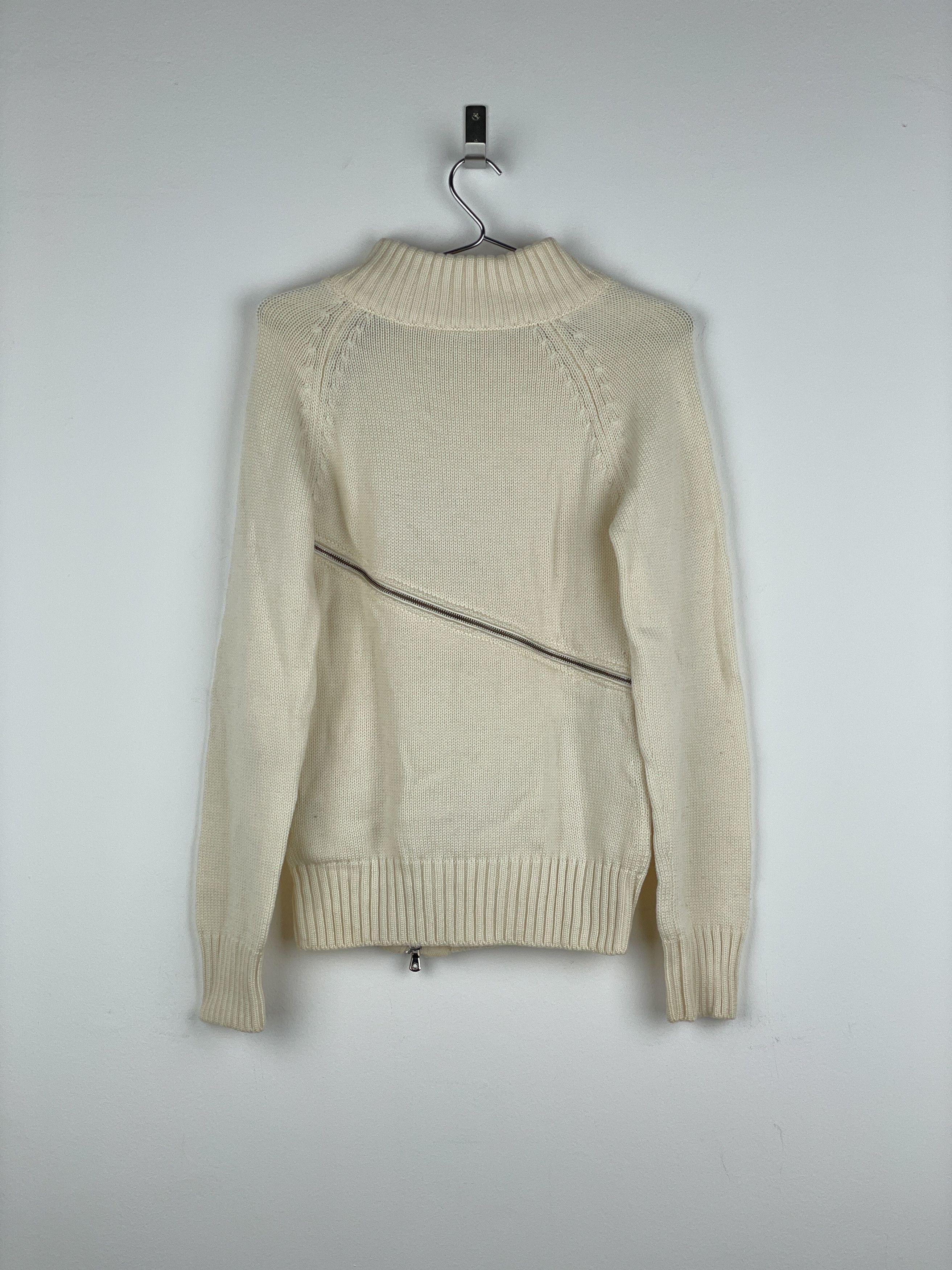 Dolce & Gabbana AW03 Spiral-Zip Knit Sweater Size M / US 6-8 / IT 42-44 - 2 Thumbnail