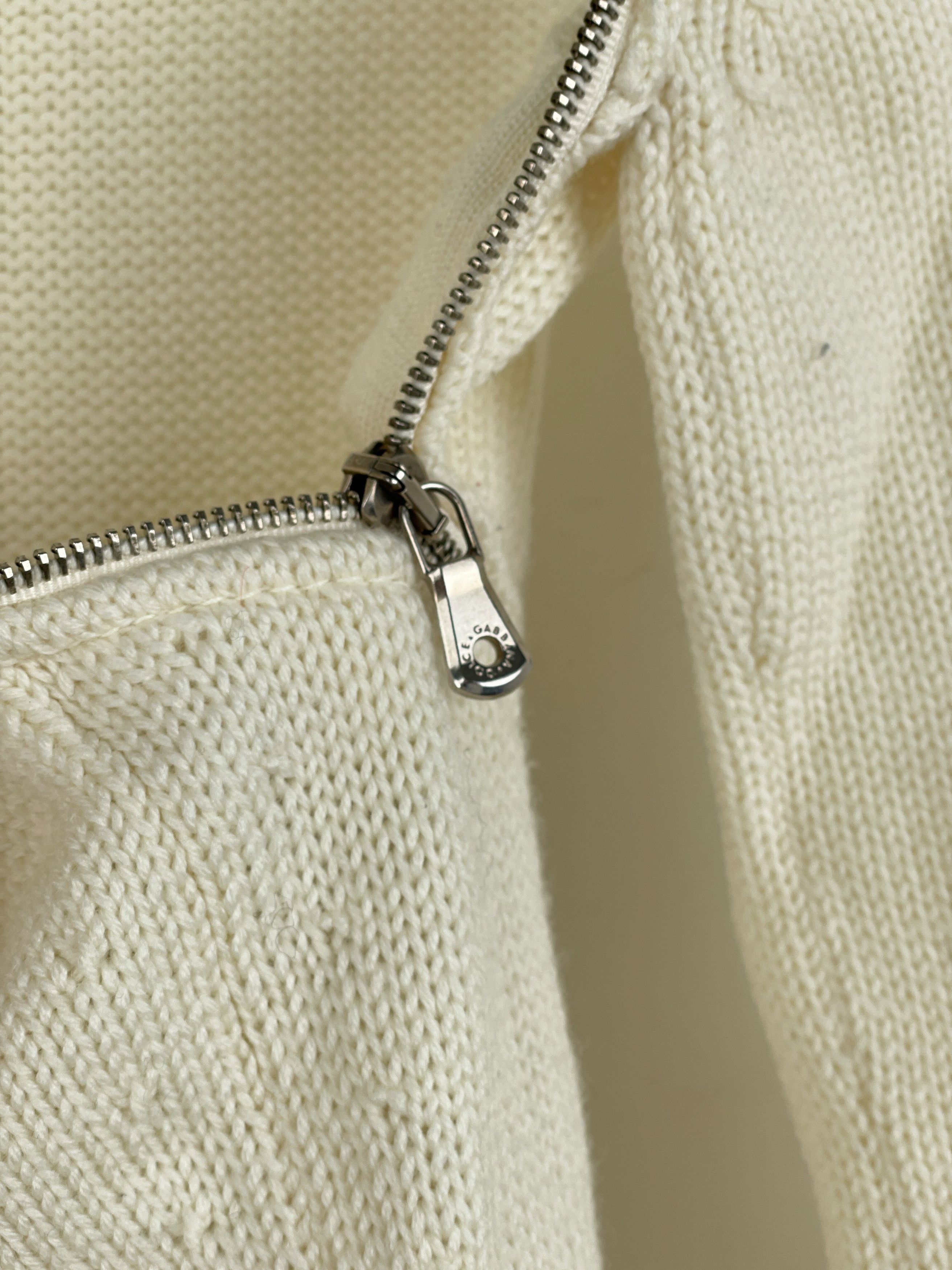 Dolce & Gabbana AW03 Spiral-Zip Knit Sweater Size M / US 6-8 / IT 42-44 - 15 Thumbnail