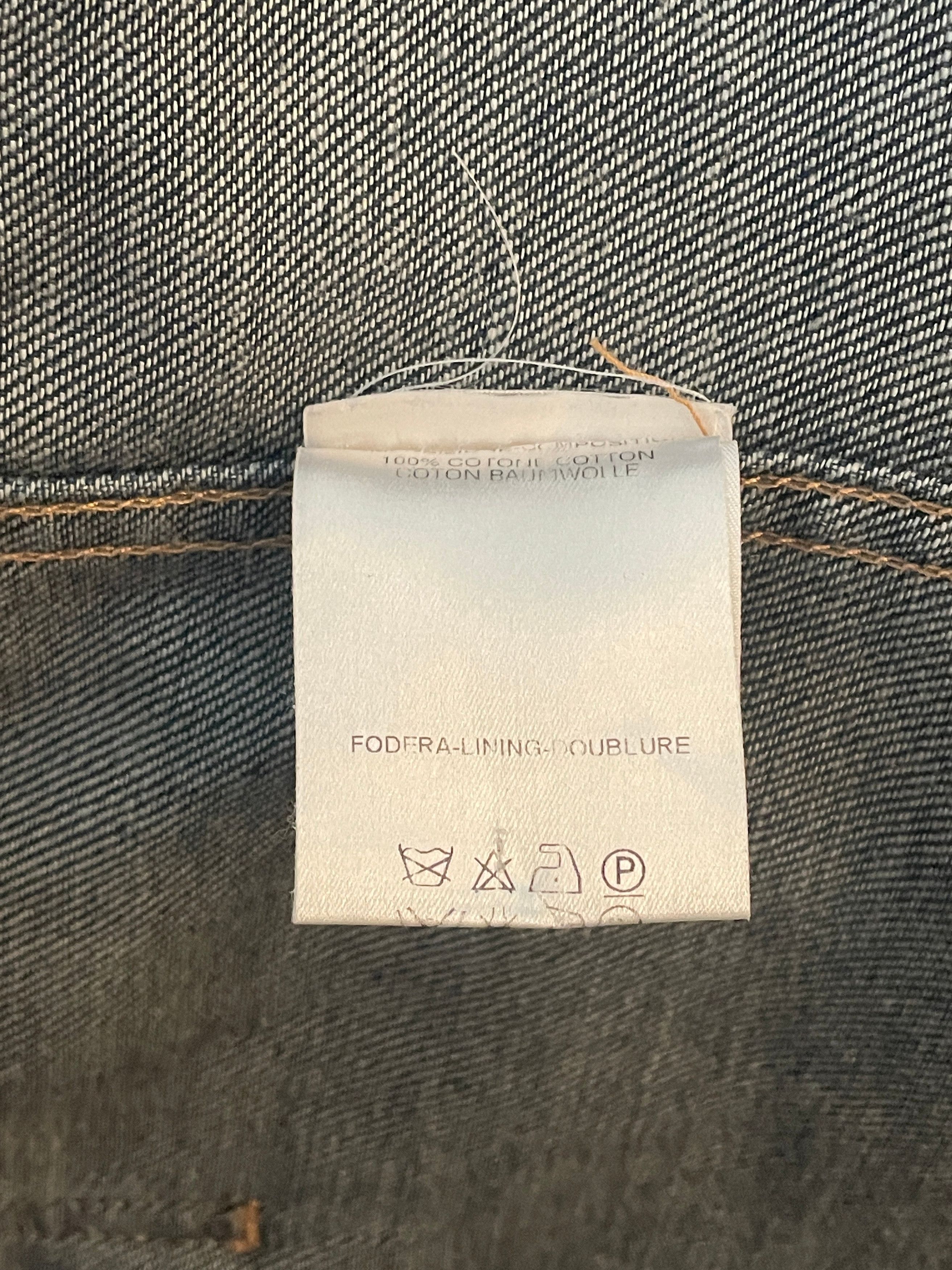 Gucci by Tom Ford SS02 Epaulettes Dark Denim Trucker Jacket Size M / US 6-8 / IT 42-44 - 18 Thumbnail