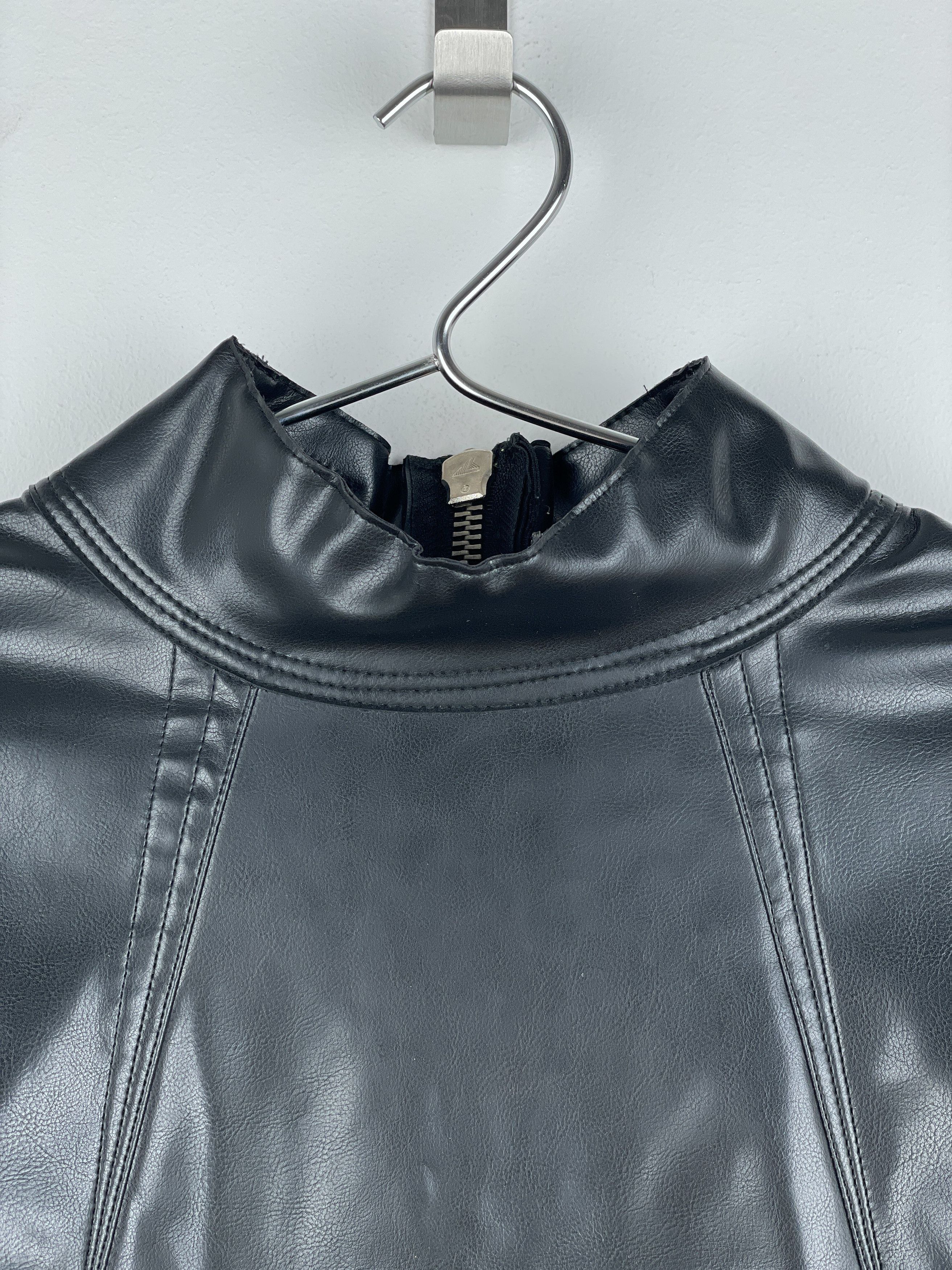 Jean Paul Gaultier 1990s Backzip Bondage Fetish Rubber Top Size XL / US 12-14 / IT 48-50 - 3 Thumbnail
