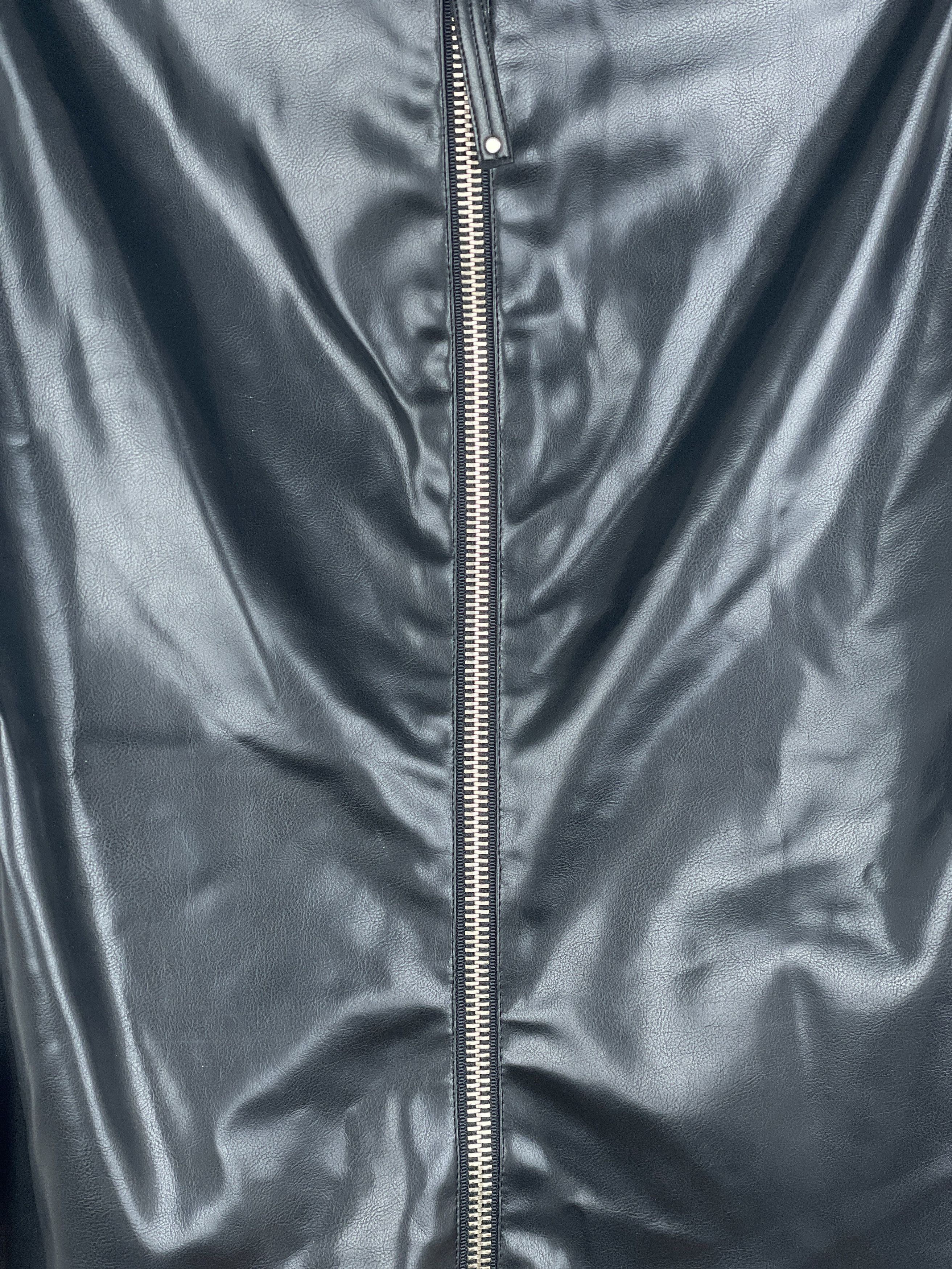 Jean Paul Gaultier 1990s Backzip Bondage Fetish Rubber Top Size XL / US 12-14 / IT 48-50 - 9 Thumbnail