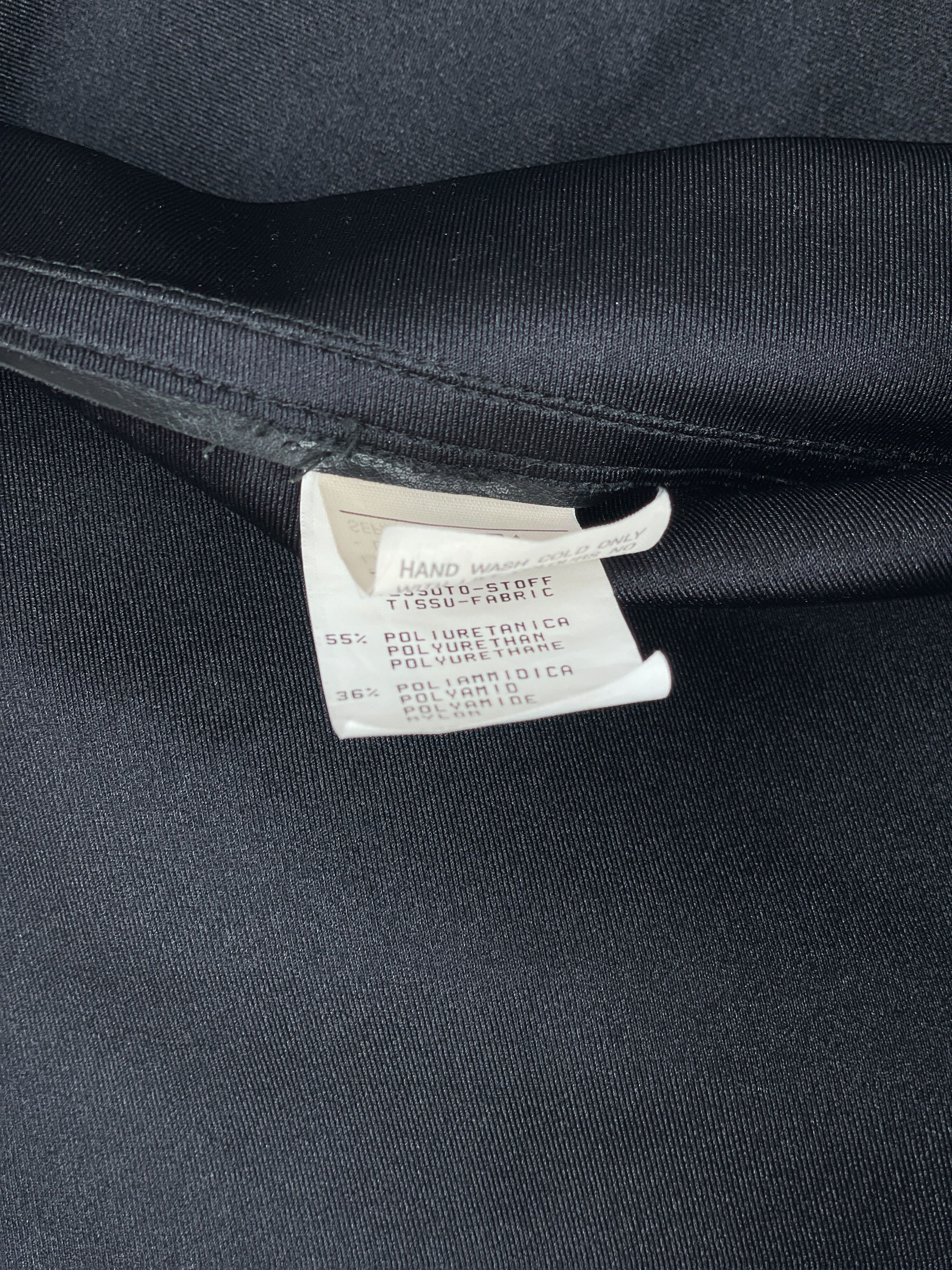 Jean Paul Gaultier 1990s Backzip Bondage Fetish Rubber Top Size XL / US 12-14 / IT 48-50 - 11 Thumbnail