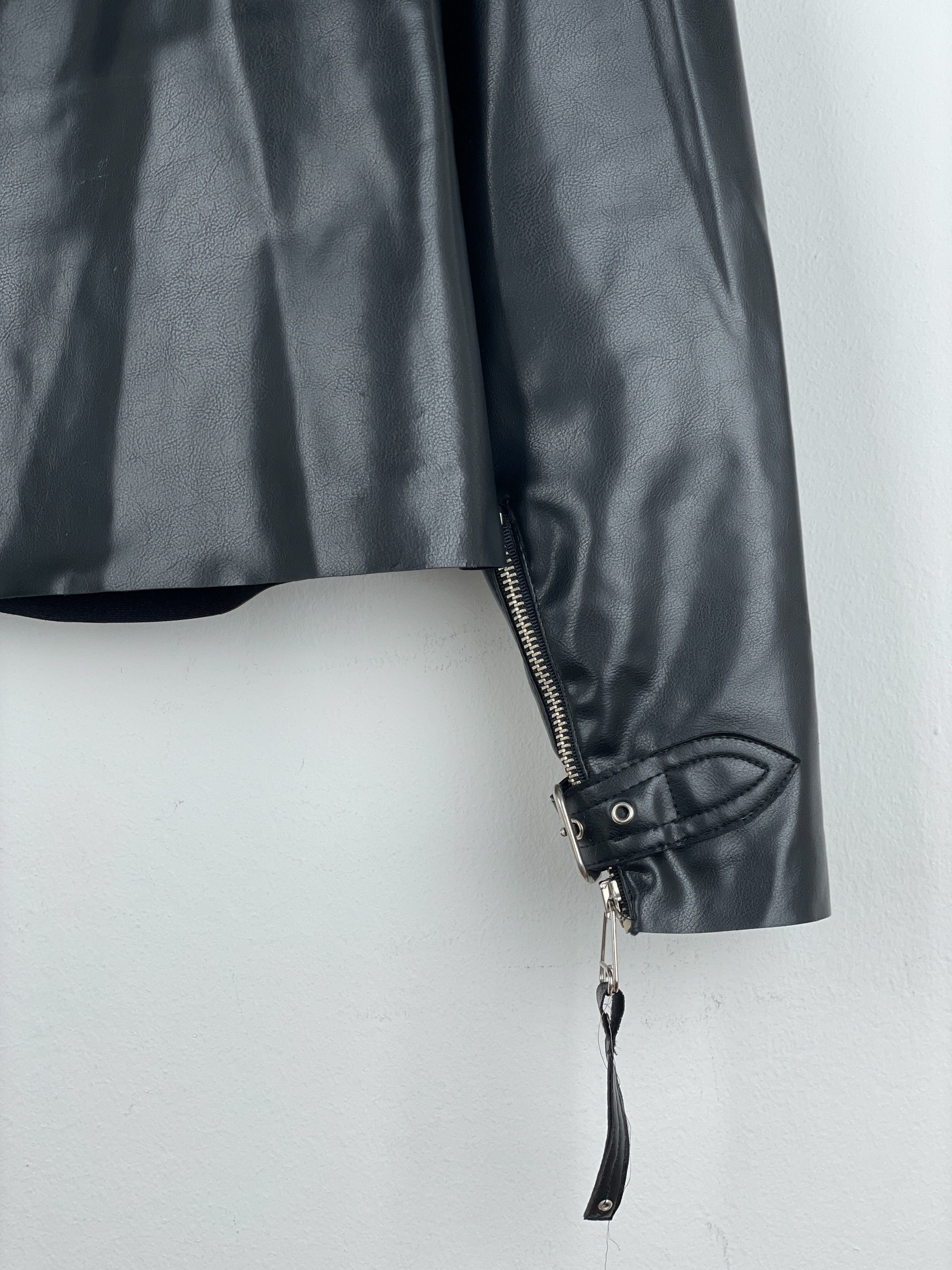 Jean Paul Gaultier 1990s Backzip Bondage Fetish Rubber Top Size XL / US 12-14 / IT 48-50 - 6 Thumbnail