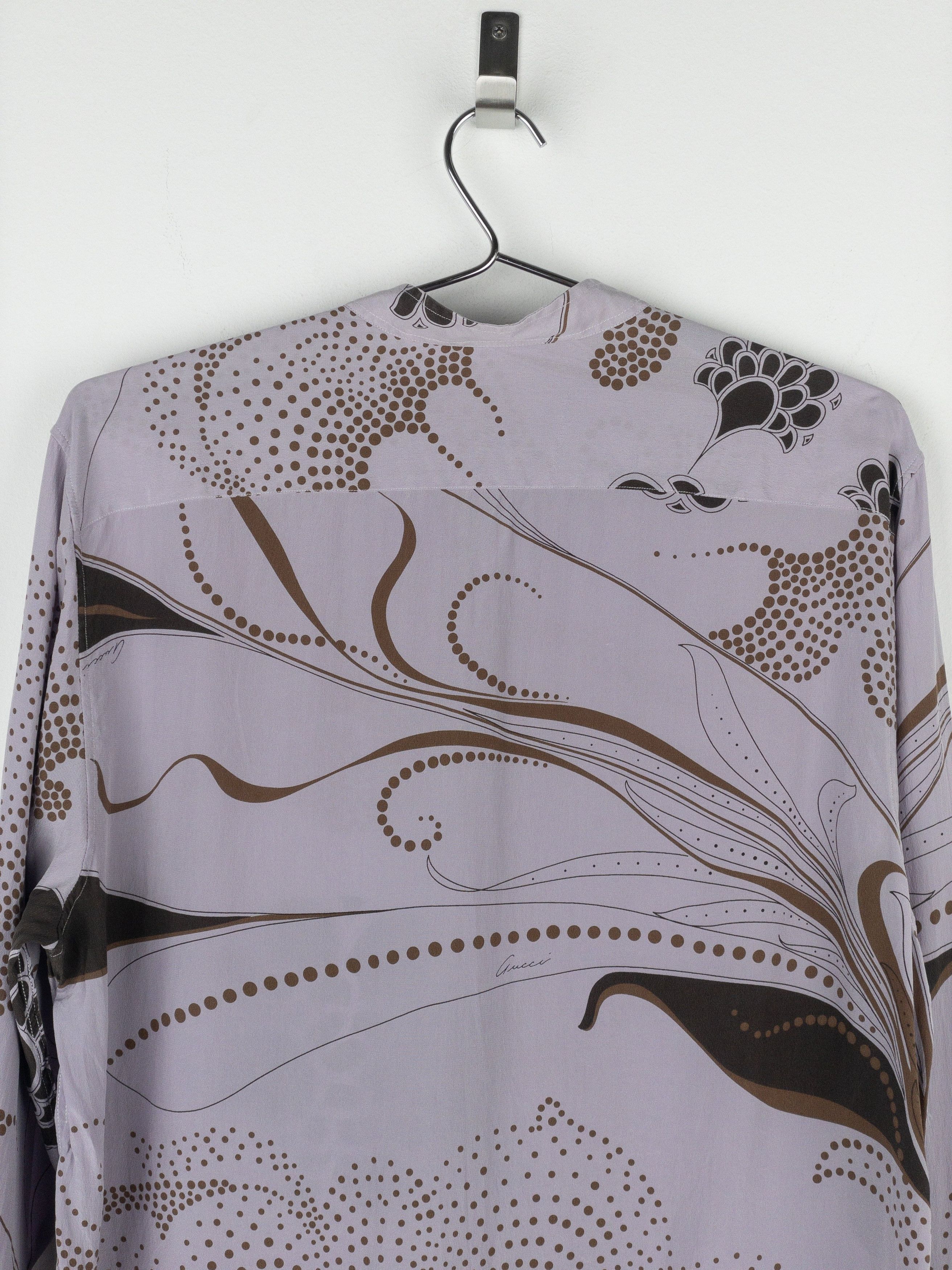Gucci by Tom Ford SS99 Japanese Floral Button-Up Shirt Size US S / EU 44-46 / 1 - 7 Thumbnail