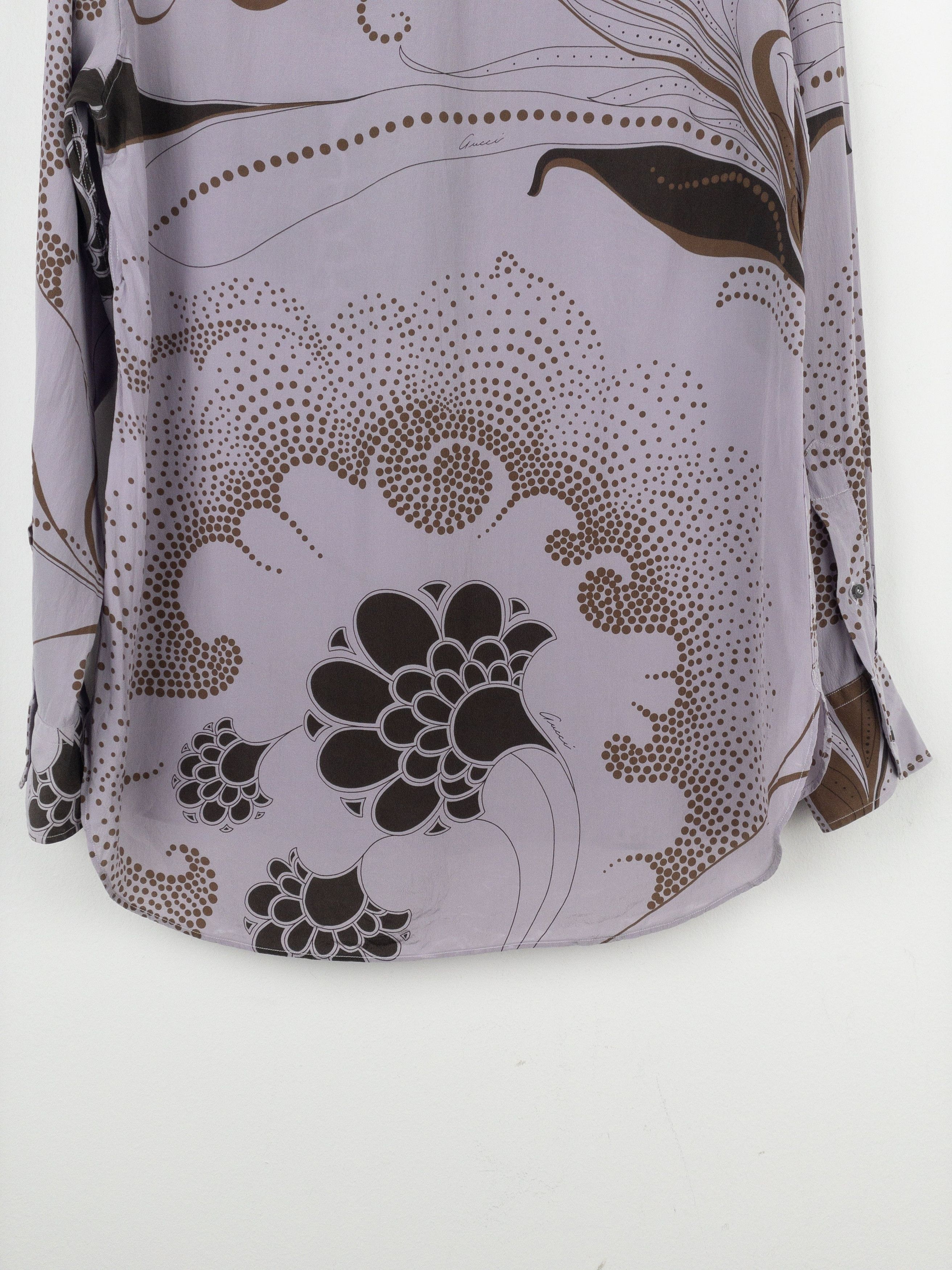 Gucci by Tom Ford SS99 Japanese Floral Button-Up Shirt Size US S / EU 44-46 / 1 - 8 Thumbnail