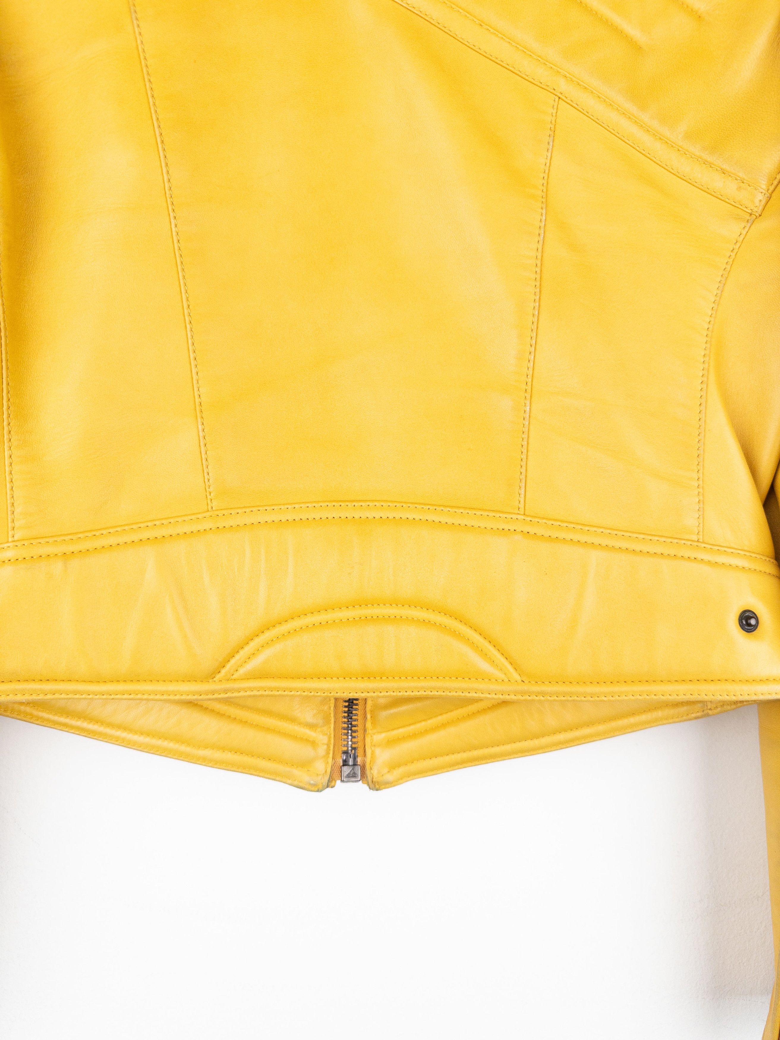 Gucci by Tom Ford AW00 ‘Spiral’ Leather Moto Biker Jacket Size M / US 6-8 / IT 42-44 - 11 Thumbnail