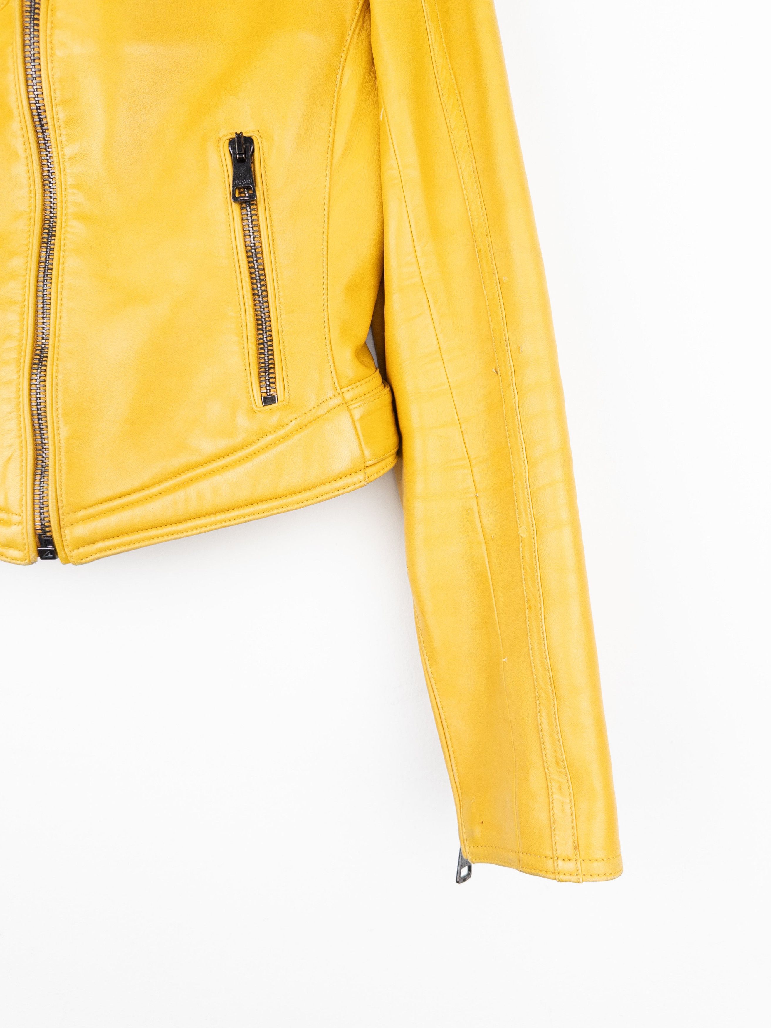 Gucci by Tom Ford AW00 ‘Spiral’ Leather Moto Biker Jacket Size M / US 6-8 / IT 42-44 - 6 Thumbnail
