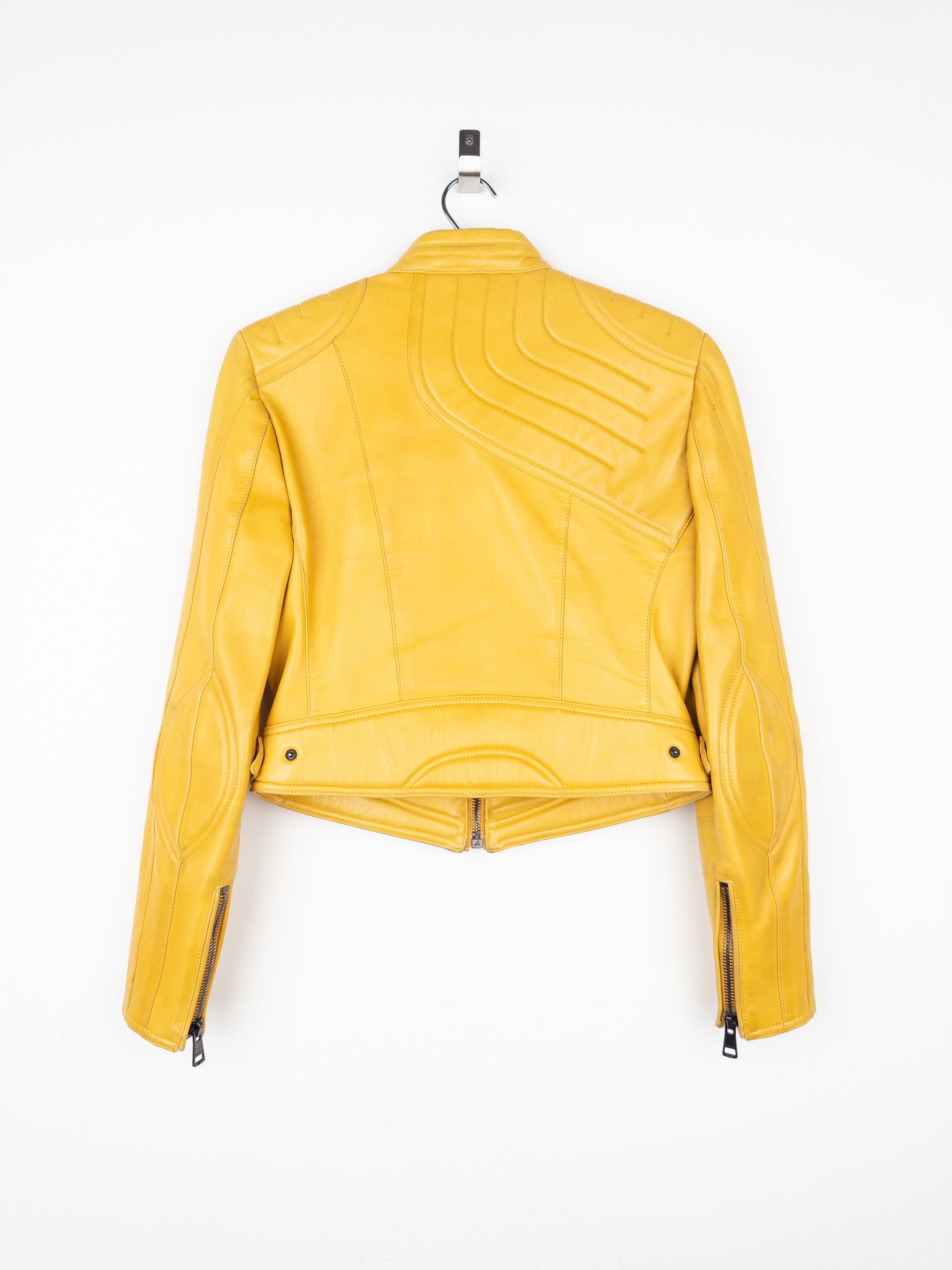 Gucci by Tom Ford AW00 ‘Spiral’ Leather Moto Biker Jacket Size M / US 6-8 / IT 42-44 - 2 Thumbnail