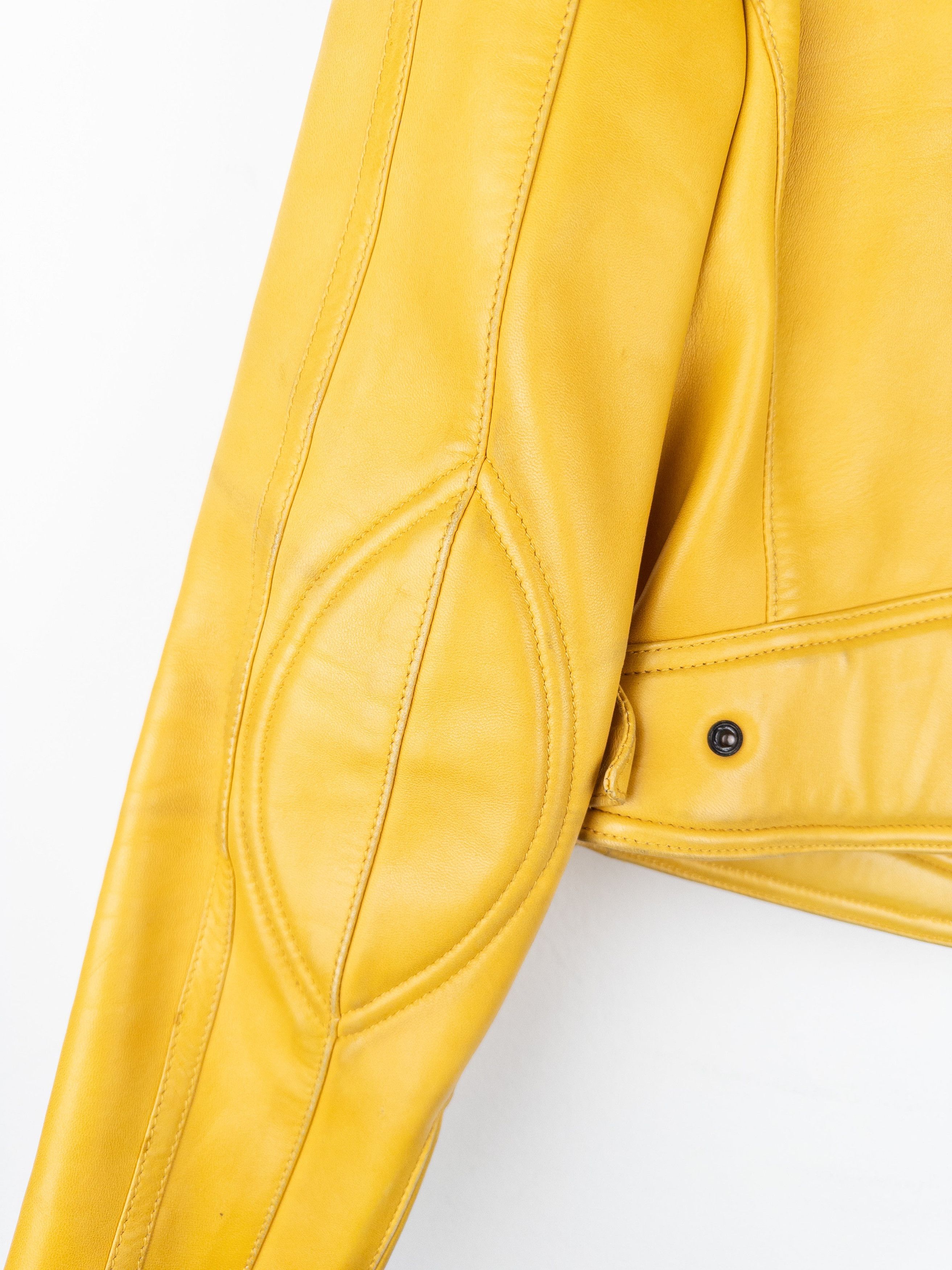 Gucci by Tom Ford AW00 ‘Spiral’ Leather Moto Biker Jacket Size M / US 6-8 / IT 42-44 - 10 Thumbnail
