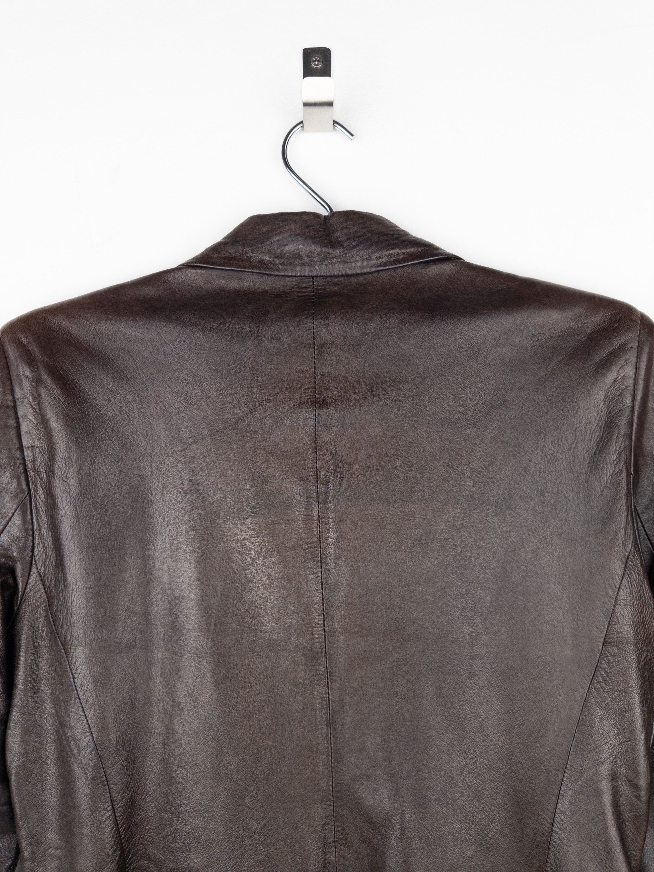 Gucci by Tom Ford AW98 Leather Blazer Jacket Size M / US 6-8 / IT 42-44 - 5 Thumbnail