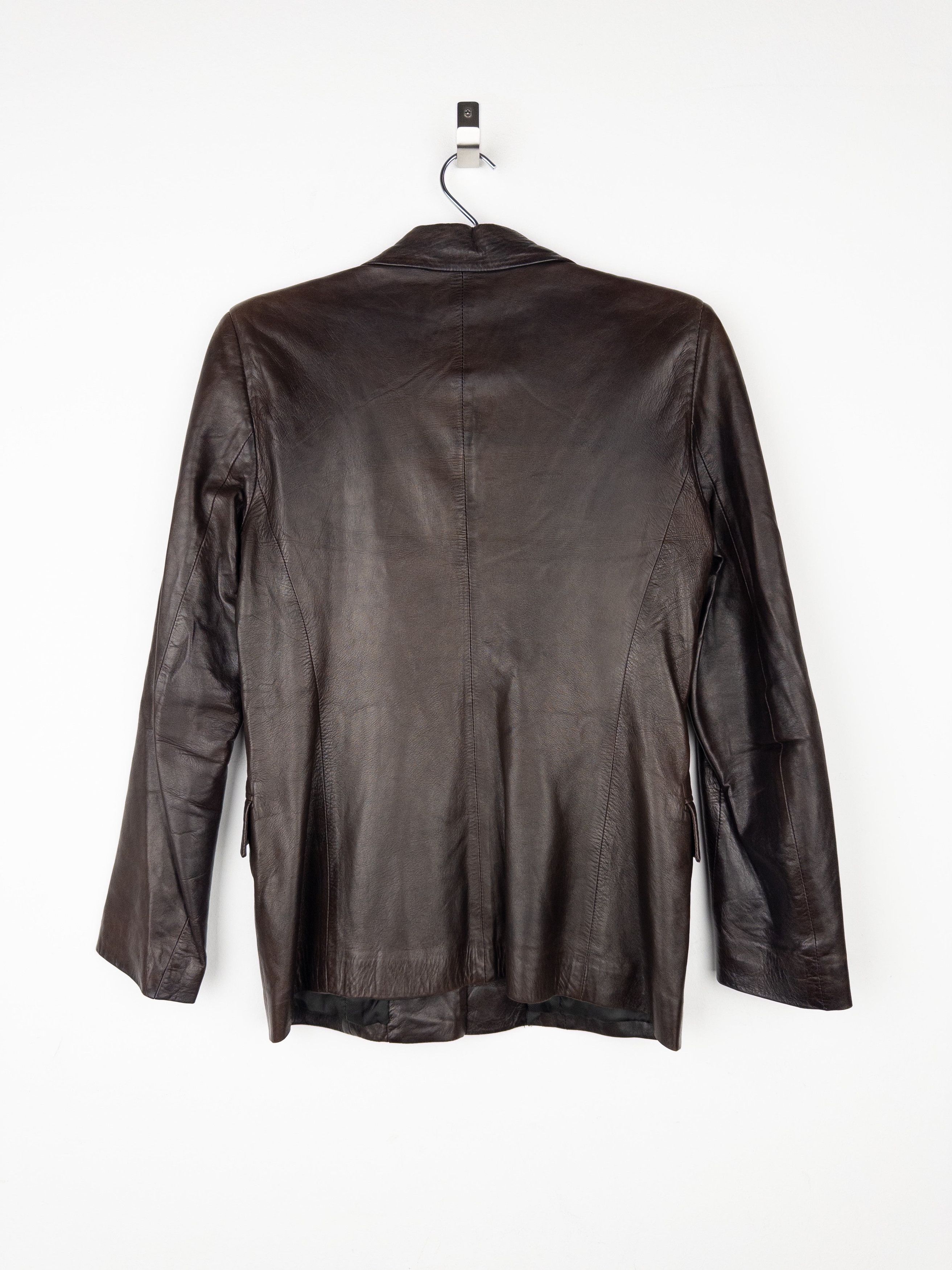 Gucci by Tom Ford AW98 Leather Blazer Jacket Size M / US 6-8 / IT 42-44 - 2 Thumbnail