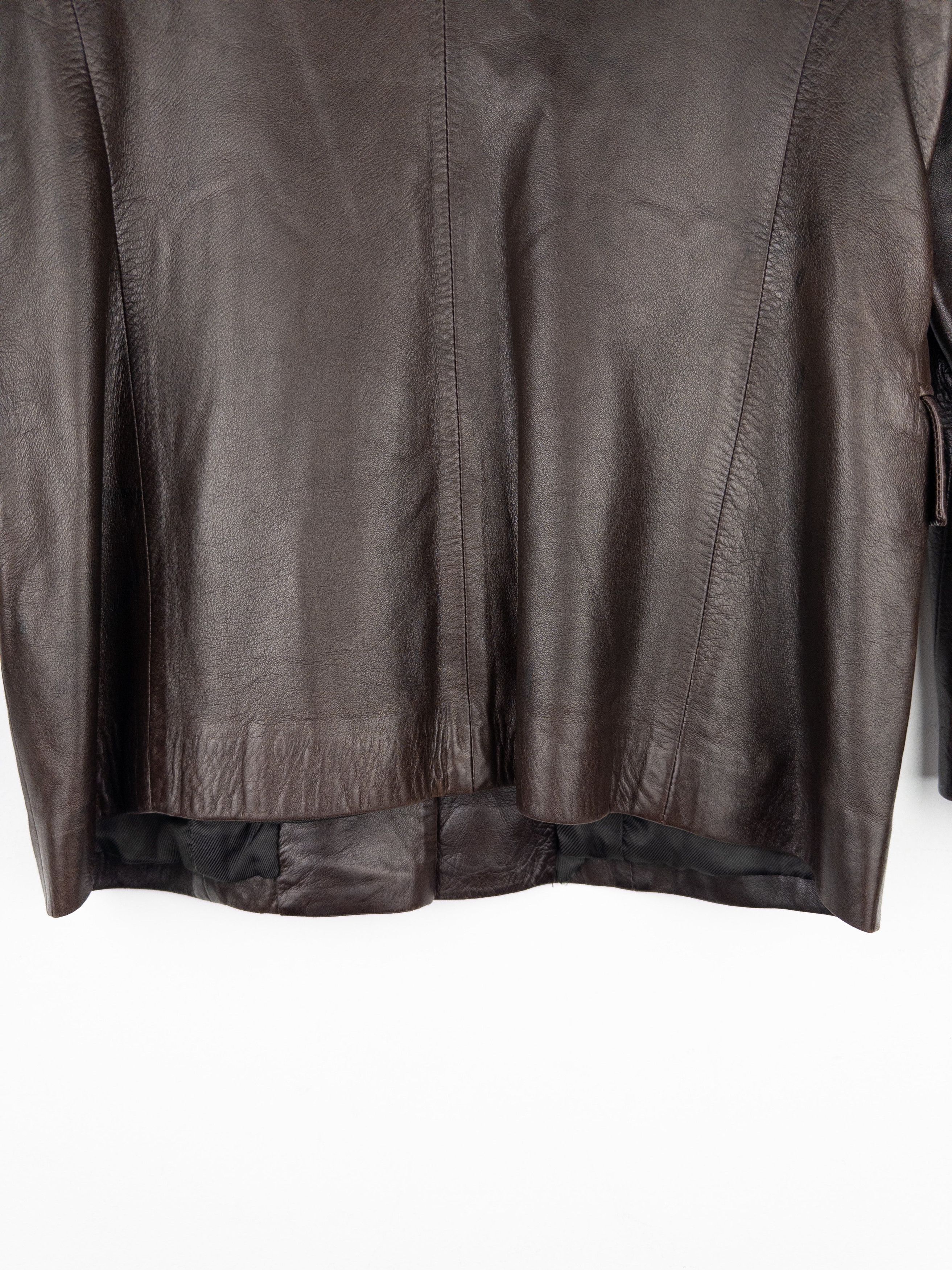 Gucci by Tom Ford AW98 Leather Blazer Jacket Size M / US 6-8 / IT 42-44 - 6 Thumbnail