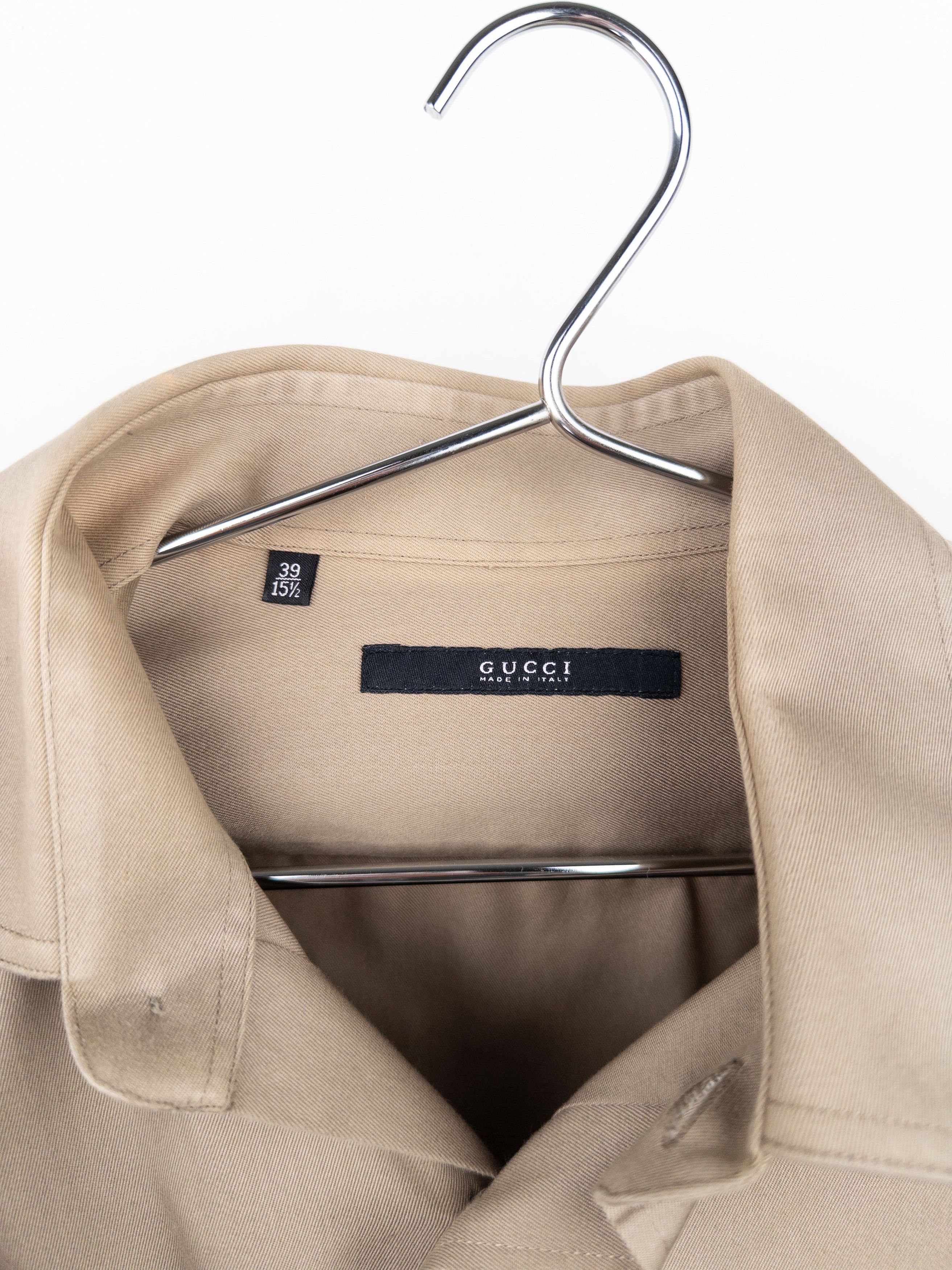 Gucci by Tom Ford SS99 Bondage Cargo Safari Military Button-Up Shi Size US S / EU 44-46 / 1 - 7 Thumbnail