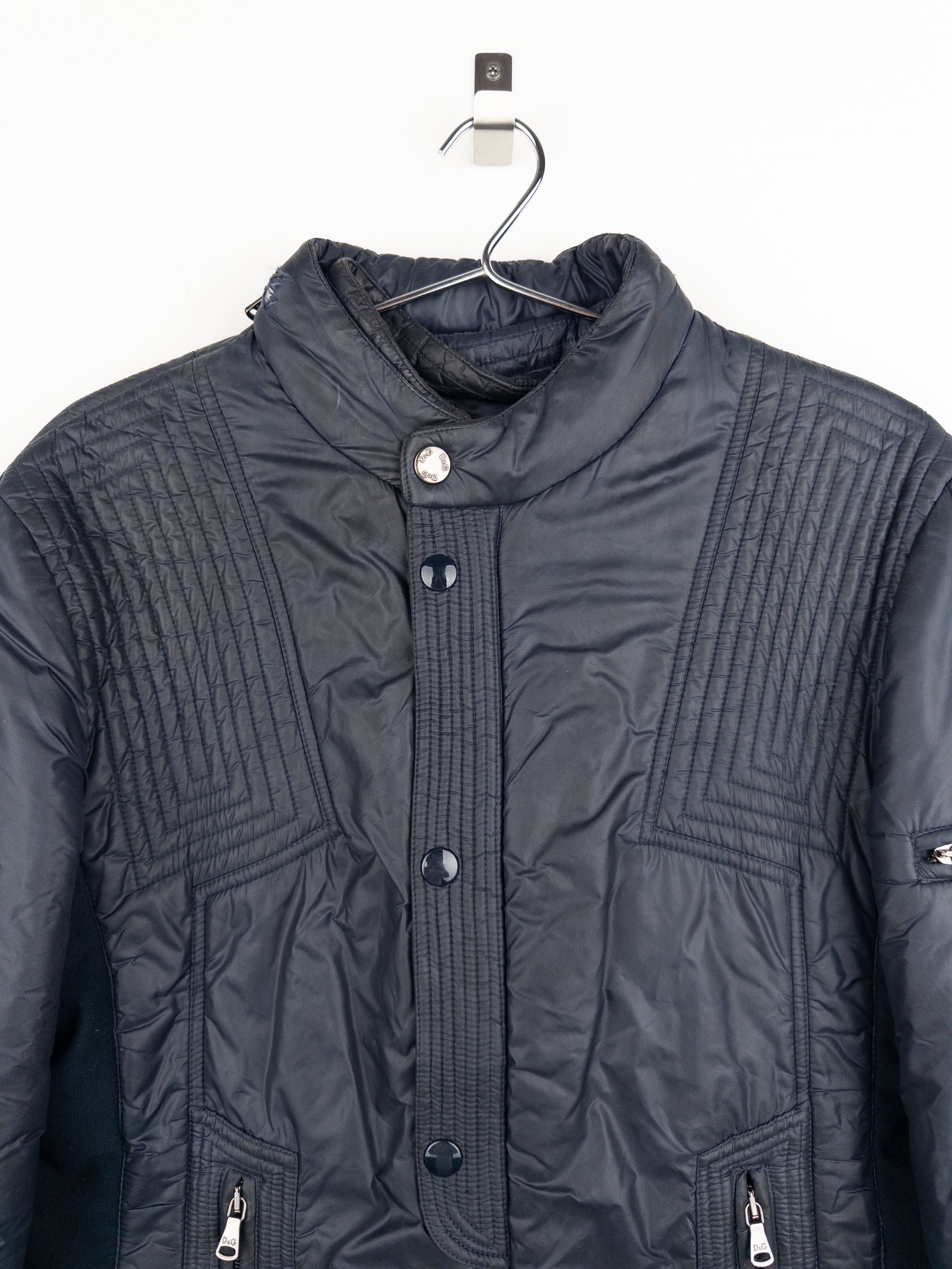 Dolce & Gabbana AW04 Biker Puffer Jacket Size US XXL / EU 58 / 5 - 3 Thumbnail