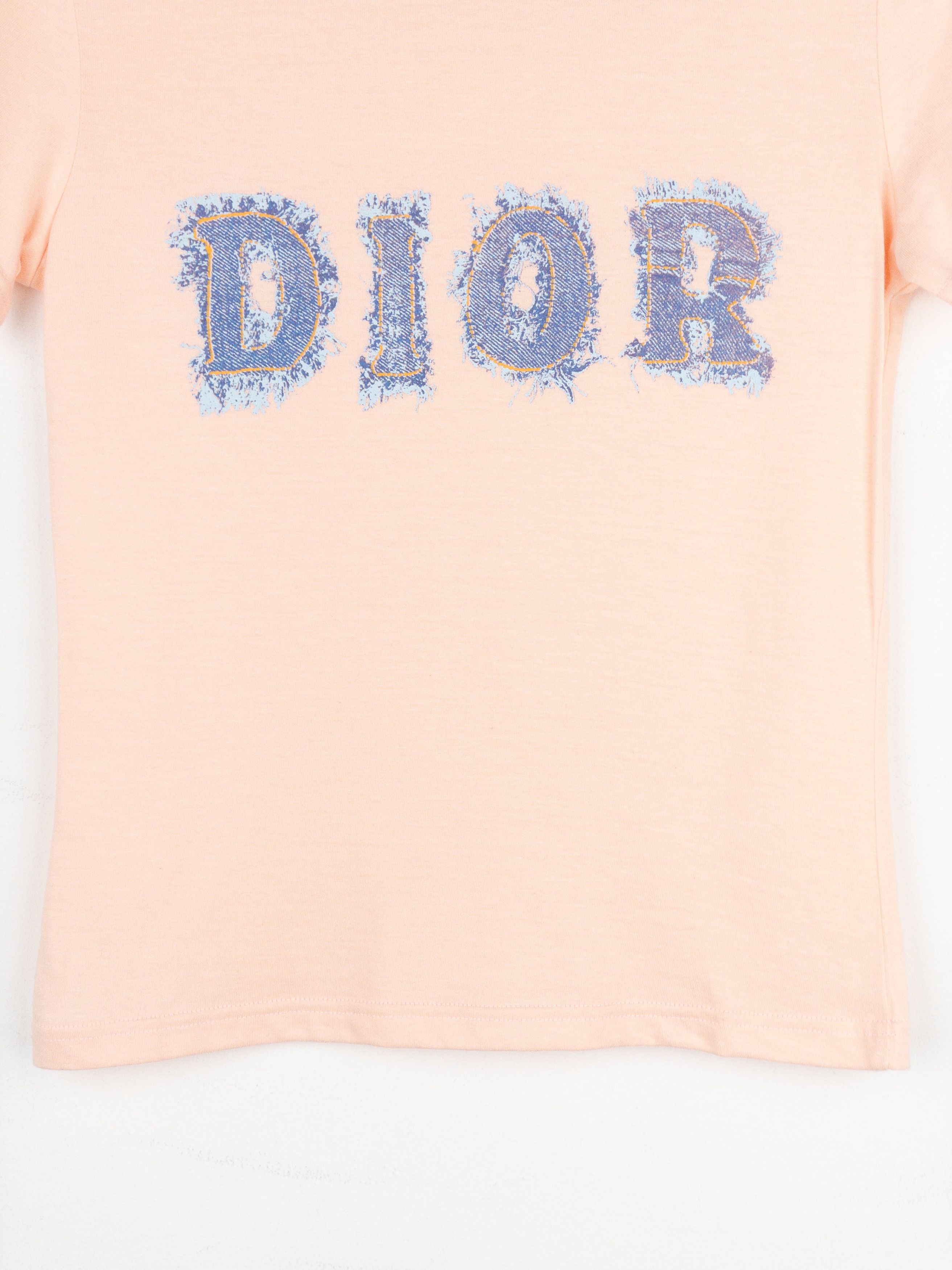 Dior by Galliano SS03 ‘’ Denim Print T-Shirt Size S / US 4 / IT 40 - 6 Thumbnail