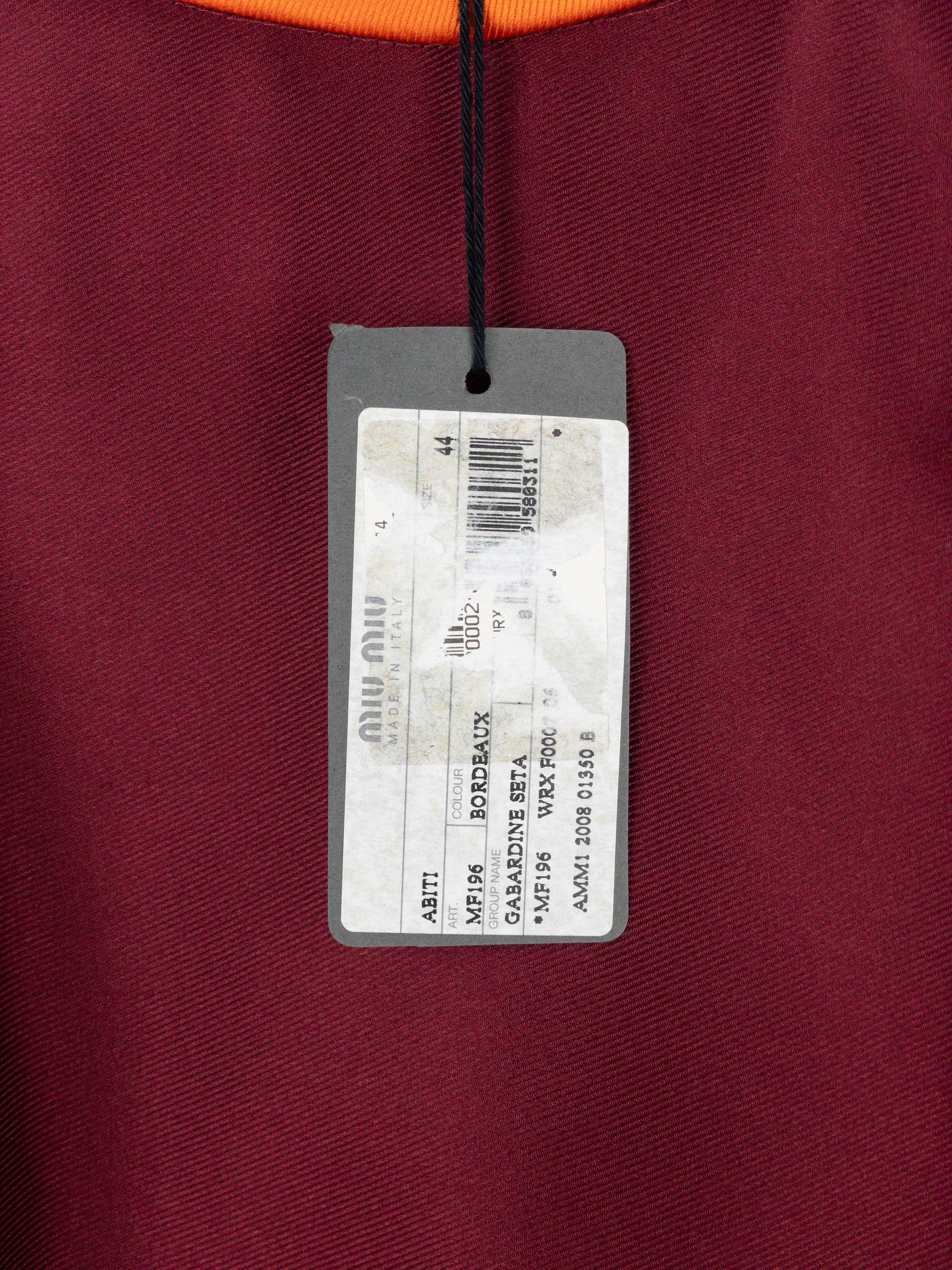 Miu Miu SS08 Colorblock Neon Sports Dress Size L / US 10 / IT 46 - 11 Thumbnail
