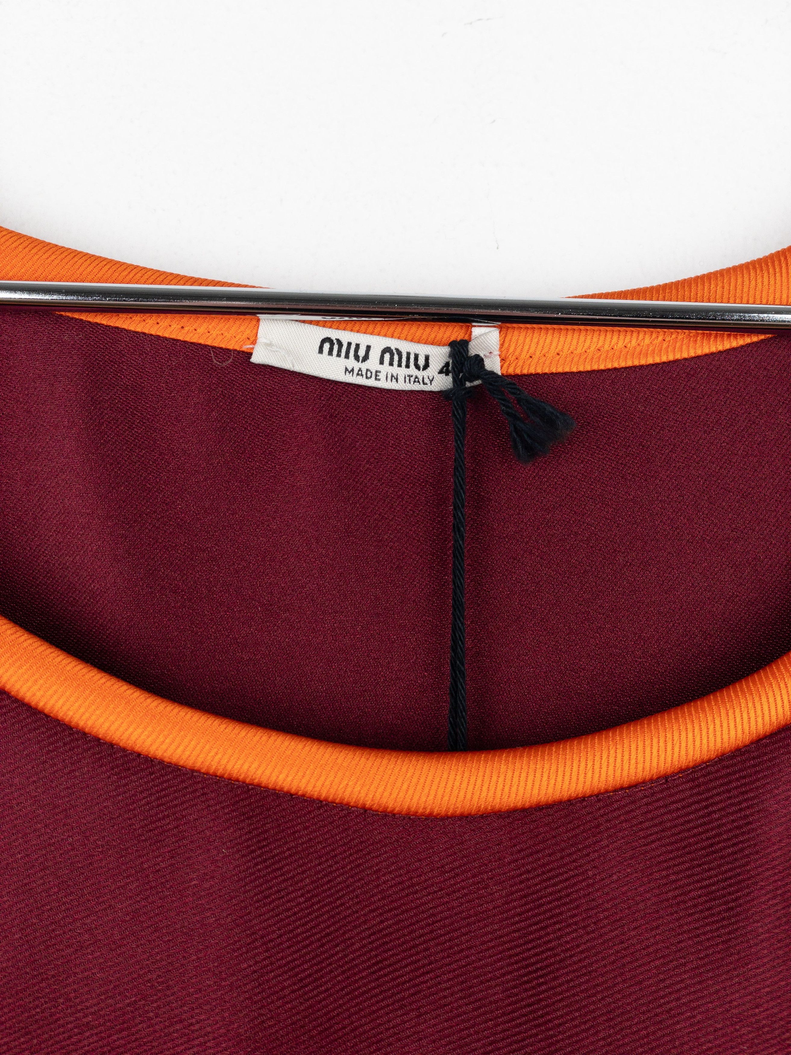 Miu Miu SS08 Colorblock Neon Sports Dress Size L / US 10 / IT 46 - 9 Thumbnail