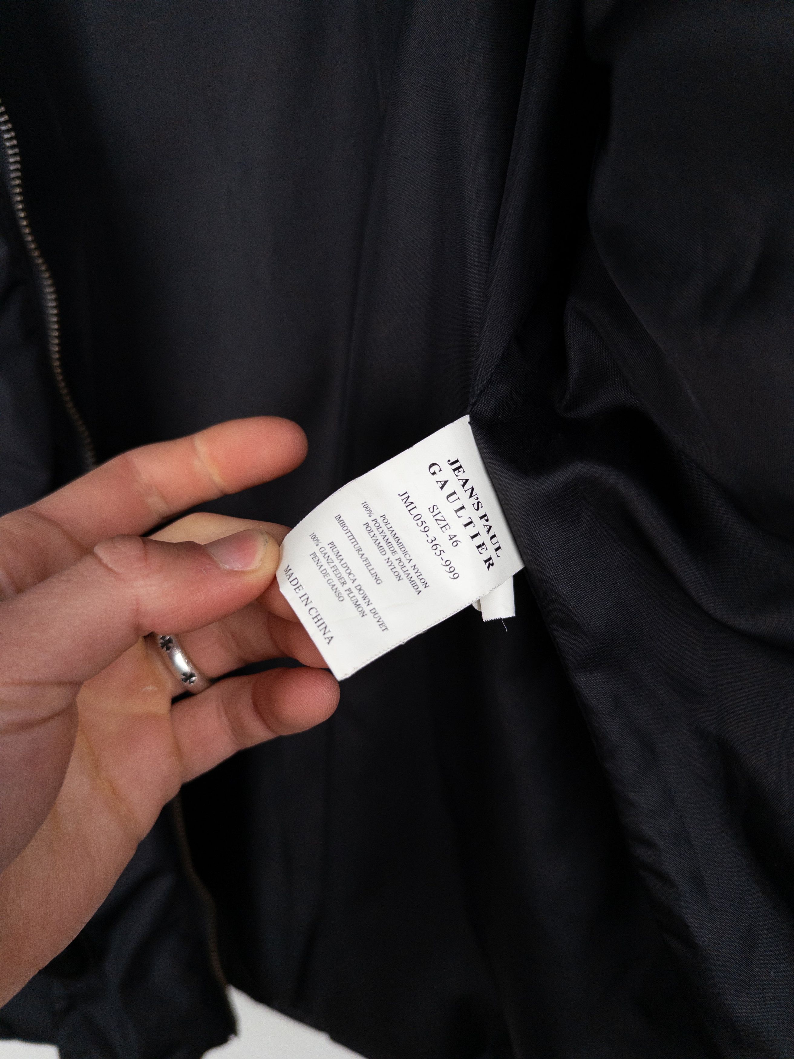 Jean Paul Gaultier AW03 Asymmetrical Bondage Strap Puffer Jacket Size US XL / EU 56 / 4 - 6 Thumbnail