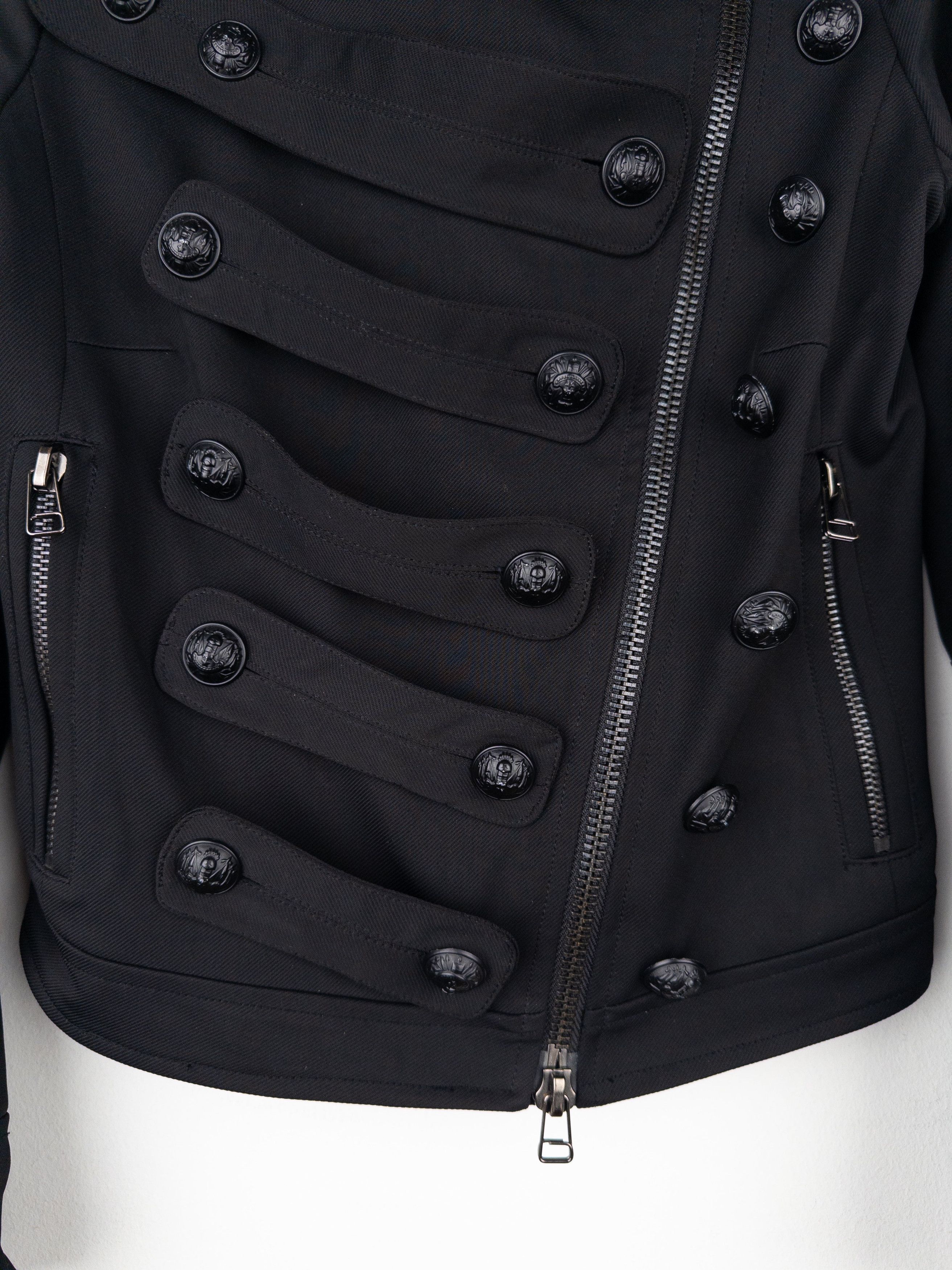 Balmain by Decarnin 2010s Napoleon Biker Jacket Size S / US 4 / IT 40 - 5 Thumbnail