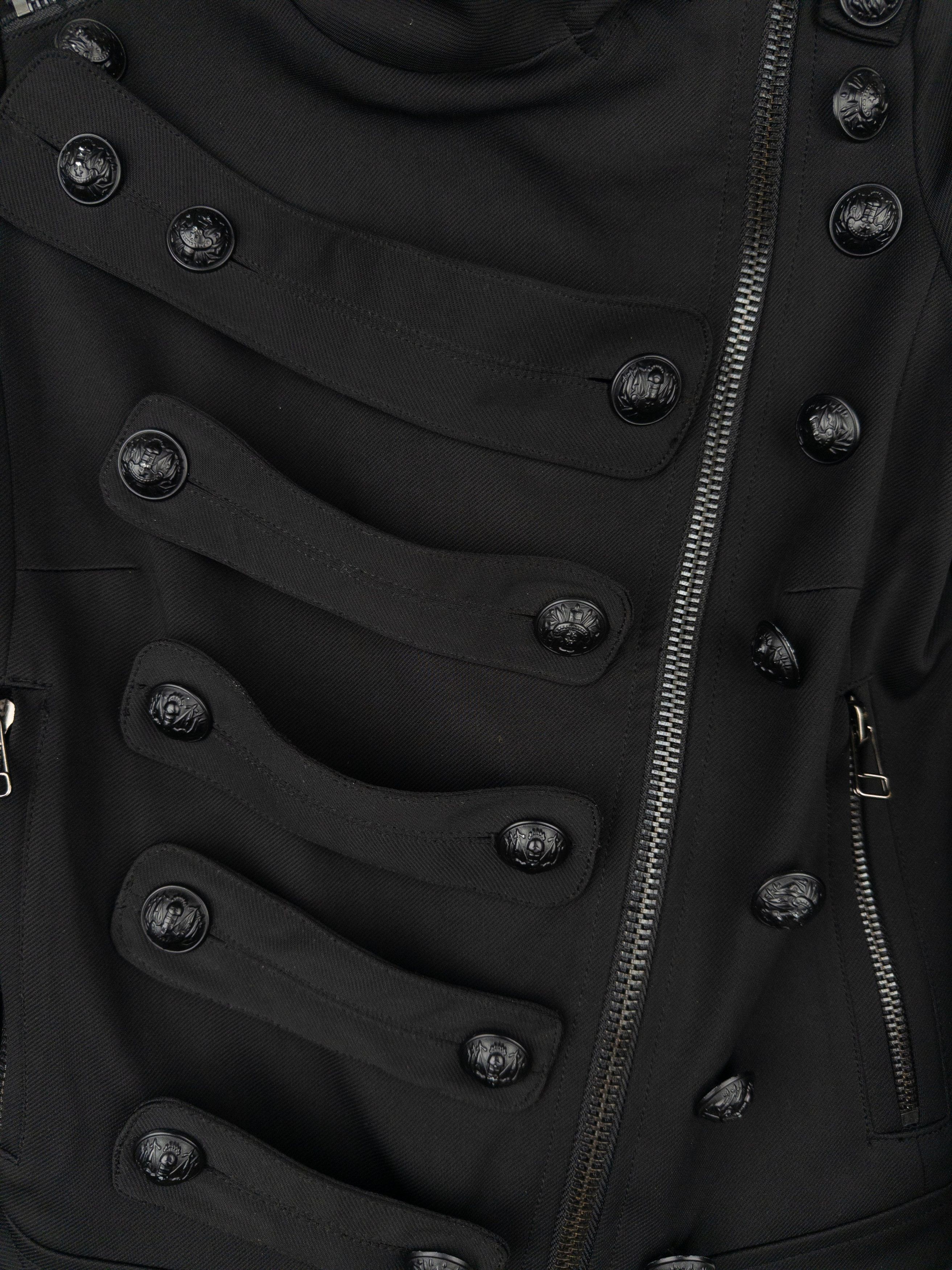 Balmain by Decarnin 2010s Napoleon Biker Jacket Size S / US 4 / IT 40 - 6 Thumbnail