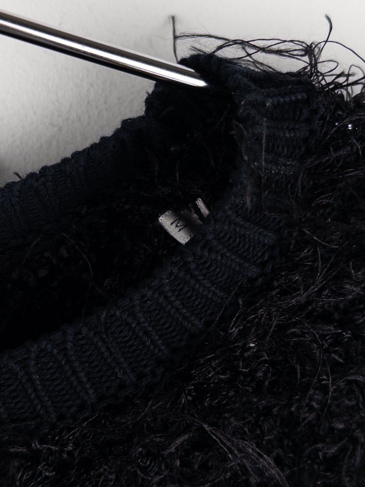Dior Homme by Kris van Assche SS09 Fuzzy Boucle Knit Sweater Size US M / EU 48-50 / 2 - 6 Thumbnail