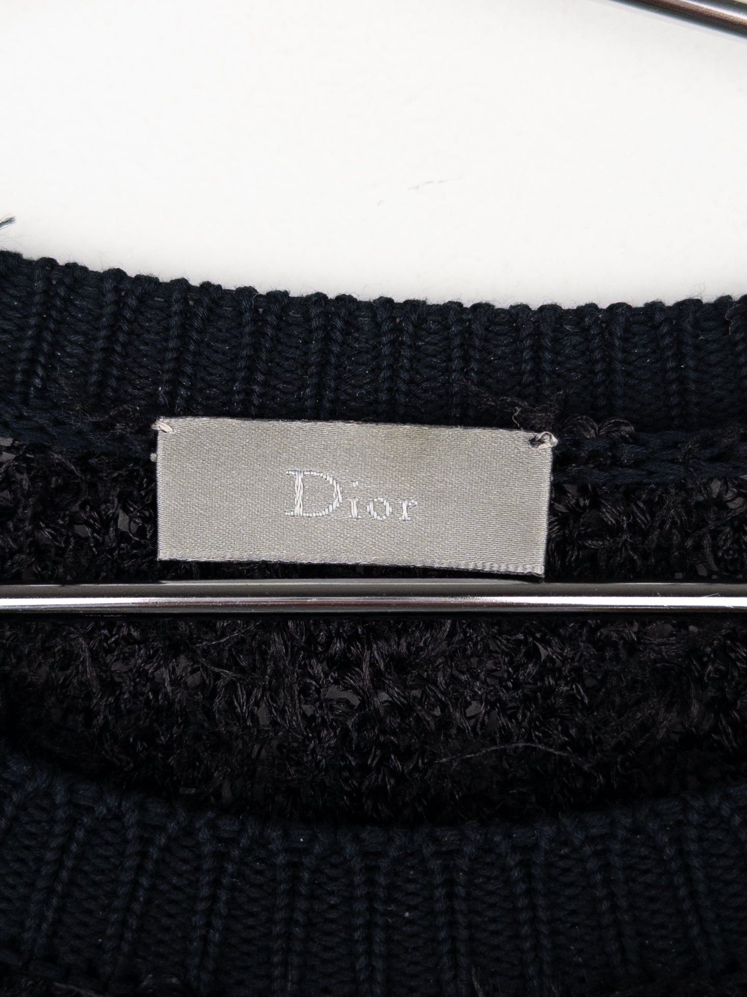 Dior Homme by Kris van Assche SS09 Fuzzy Boucle Knit Sweater Size US M / EU 48-50 / 2 - 5 Thumbnail