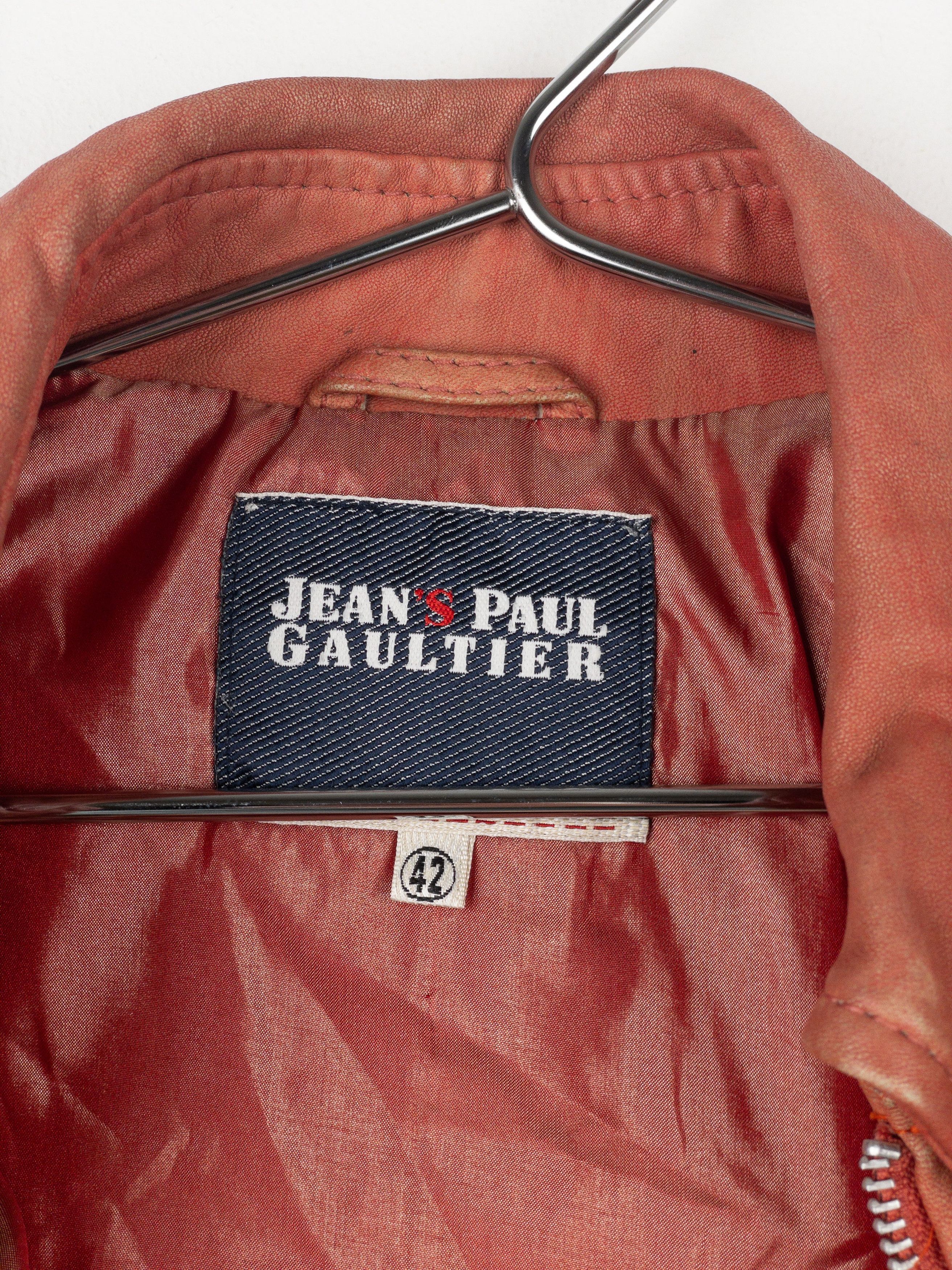 Jean Paul Gaultier 1990s Bondage-Strap Leather Jacket Size M / US 6-8 / IT 42-44 - 13 Thumbnail
