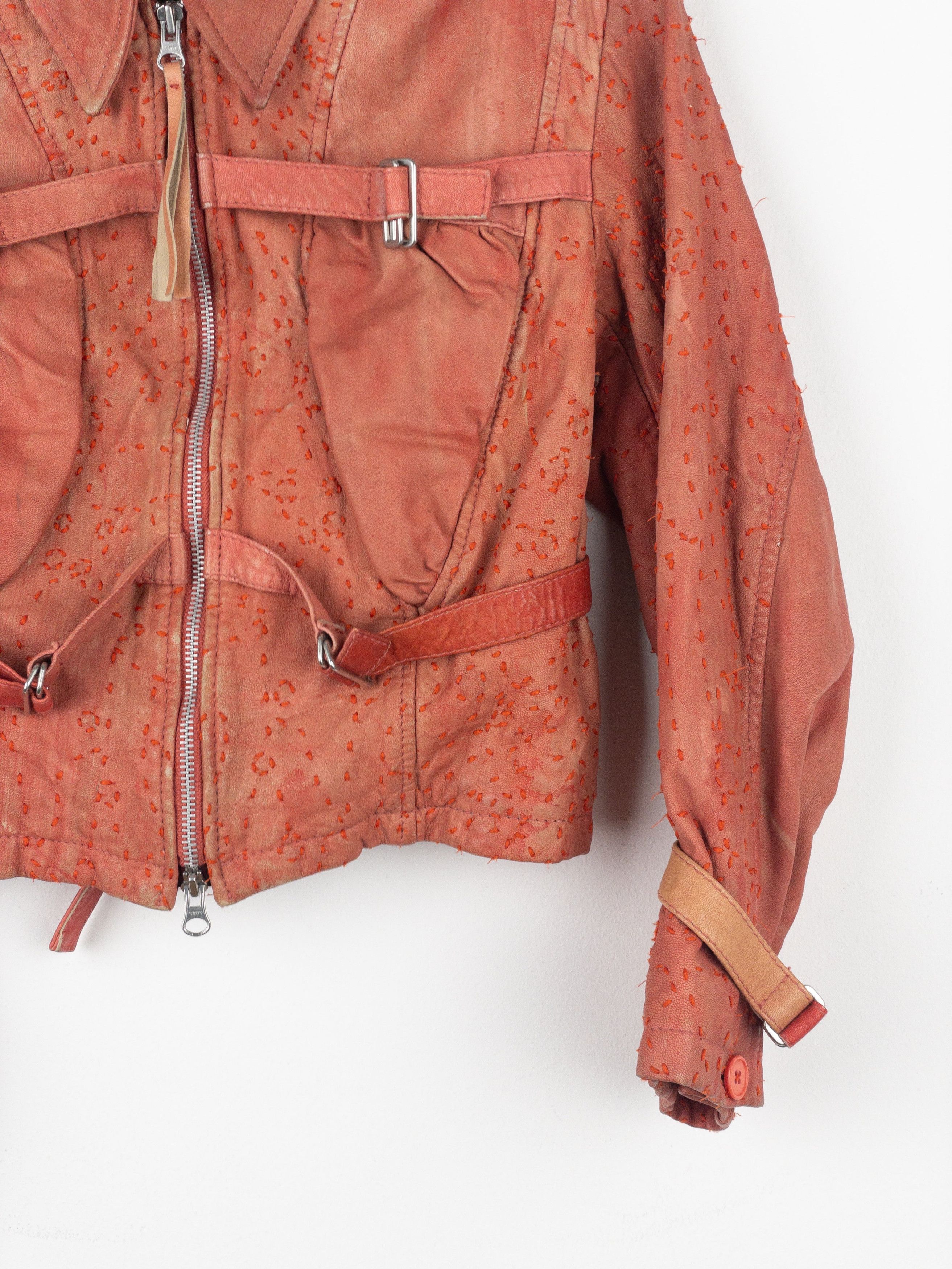 Jean Paul Gaultier 1990s Bondage-Strap Leather Jacket Size M / US 6-8 / IT 42-44 - 7 Thumbnail