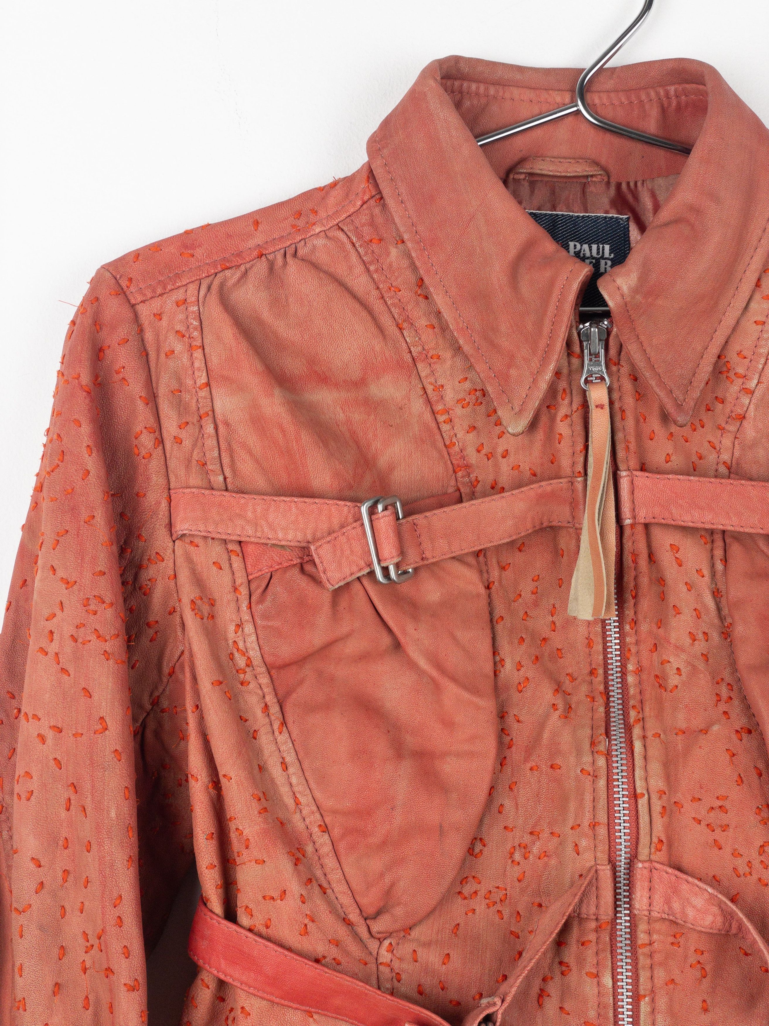 Jean Paul Gaultier 1990s Bondage-Strap Leather Jacket Size M / US 6-8 / IT 42-44 - 4 Thumbnail