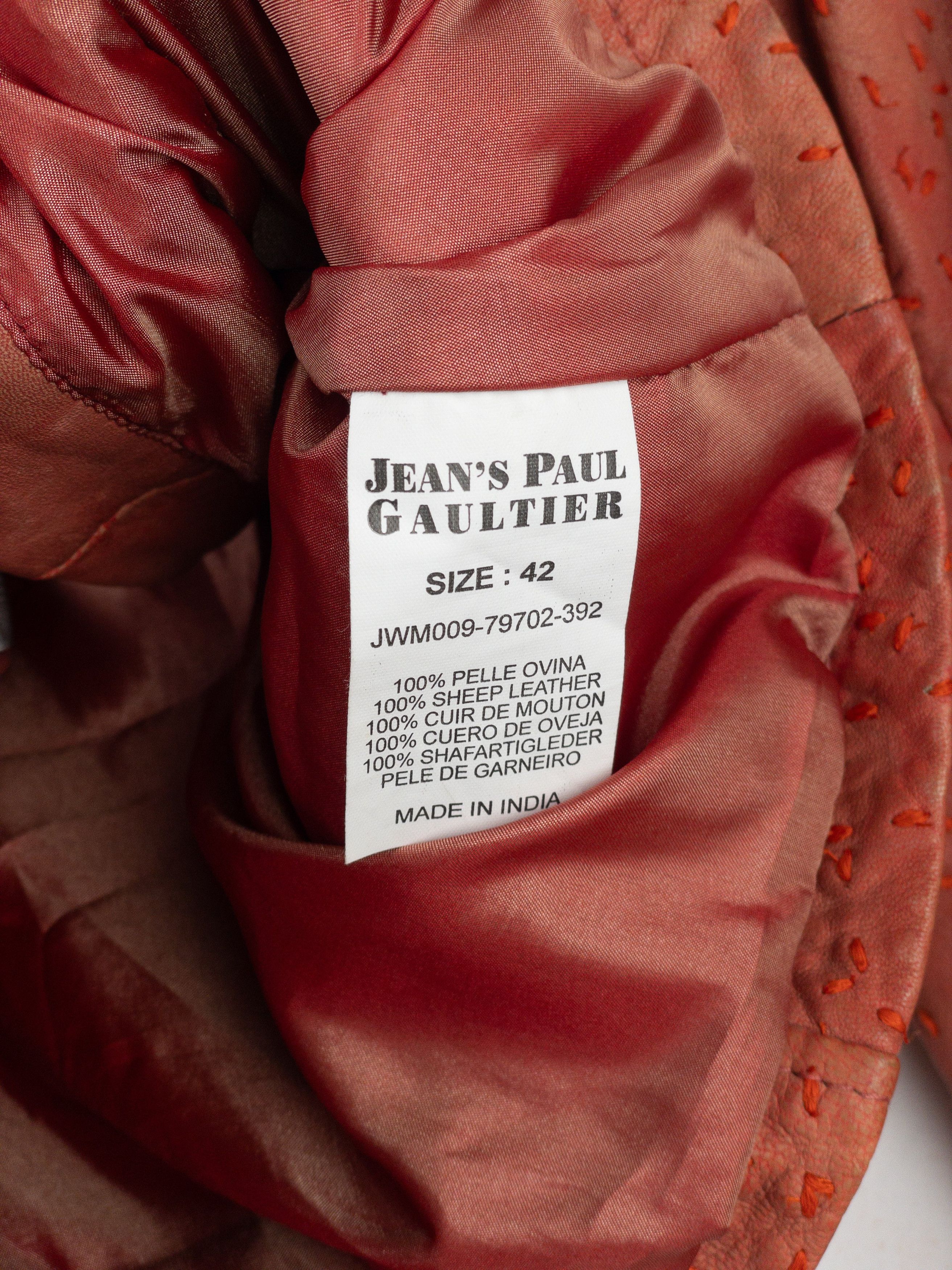 Jean Paul Gaultier 1990s Bondage-Strap Leather Jacket Size M / US 6-8 / IT 42-44 - 14 Thumbnail